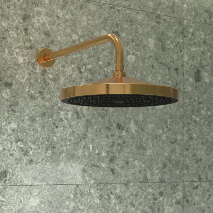 Ideal Standard Solos 3-Funktions-Kopfbrause A7889A2 Ø 30 Cm, Brushed Gold