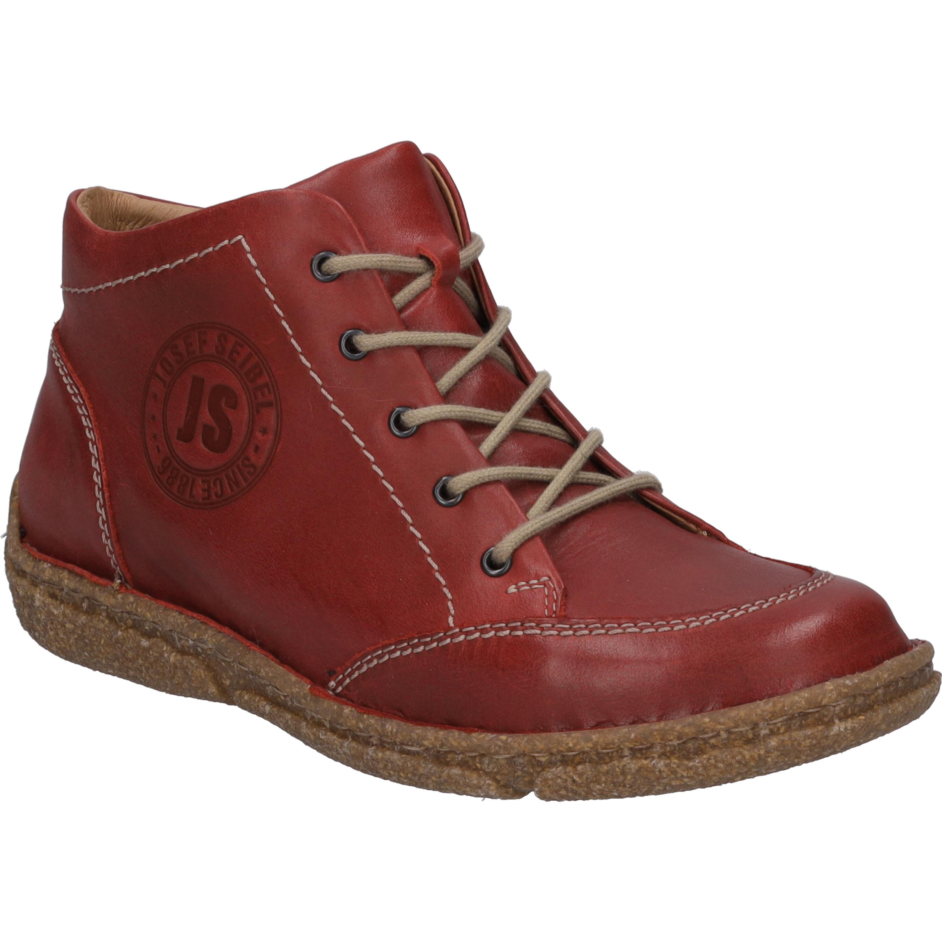 Stiefelette Josef Seibel "Neele 01, Hibiscus", Damen, Gr. 38, Braun (Hibiscus), Obermaterial: 100% Rindsleder Leather Cow., Schuhe Stiefelette