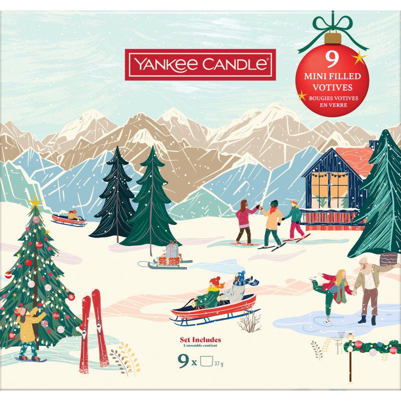 Yankee Candle Christmas Collection 9 Votive Candles Gift Set