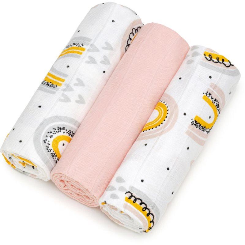 T-TOMI TETRA Cloth Diapers HIGH QUALITY stoffen luiers Rainbow 70x70 cm 3 st