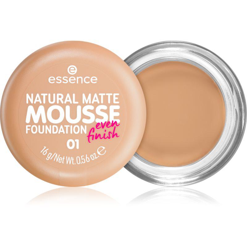 essence NATURAL MATTE MOUSSE Schuim Make-up Tint 01 16 g