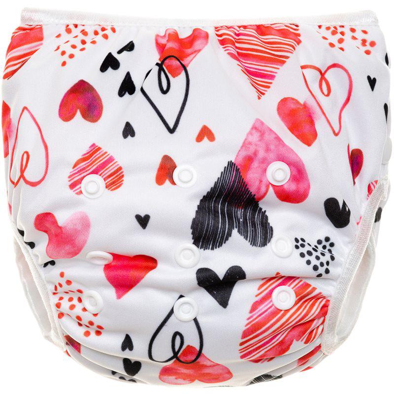 T-TOMI Diaper Swimwear Hearts wasbare zwemluier 5-12 kg 1 st