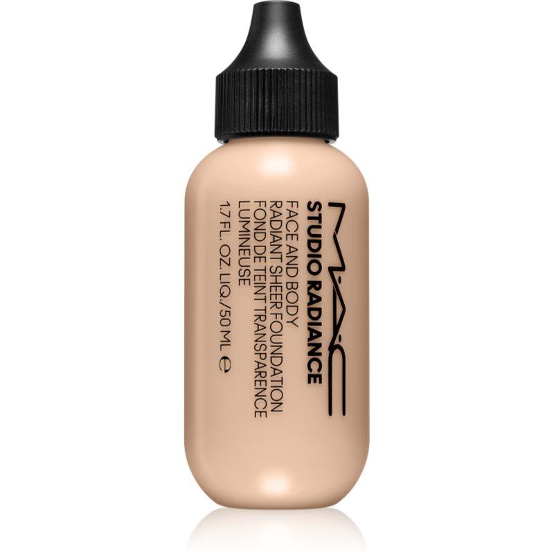 MAC Cosmetics Studio Radiance Face and Body Radiant Sheer Foundation Lichte make-up voor gezicht en lichaam Tint W1 50 ml