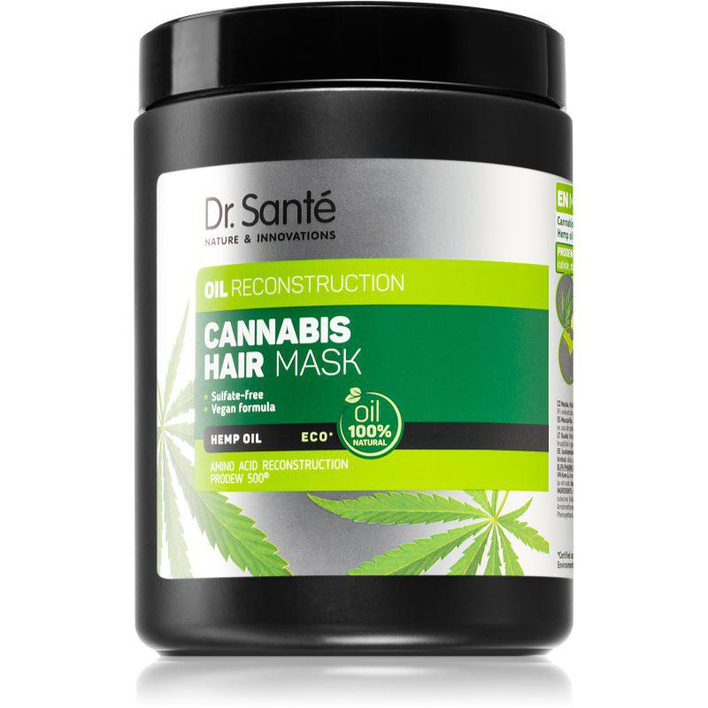 Dr. Santé Cannabis regenererende sheet mask voor Beschadigd Haar 1000 ml