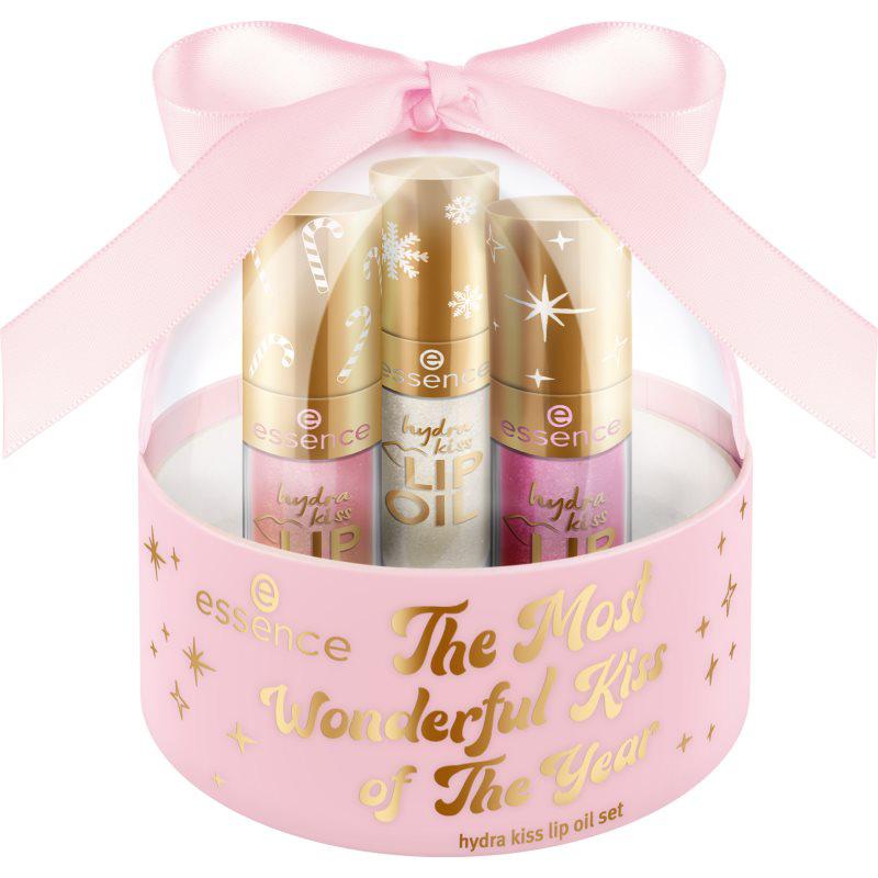 essence The Most Wonderful Kiss of The Year kerstset voor Lippen voor Vrouwen 3x1 st