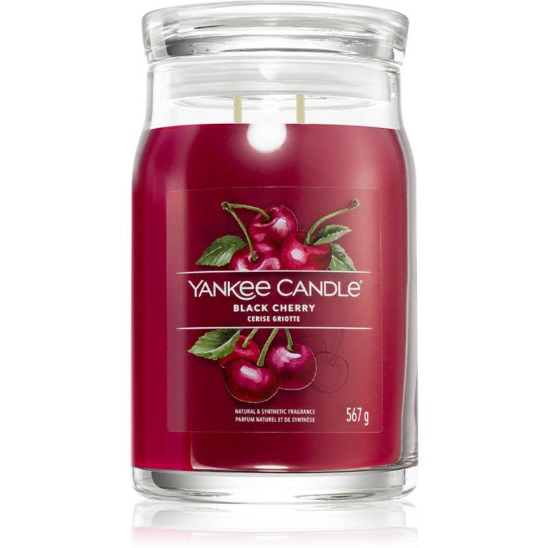 Yankee Candle Black Cherry geurkaars Signature 567 g