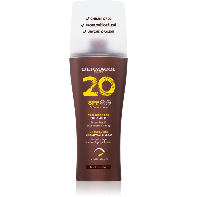 Dermacol Sun Tan Booster Beschermende Melk voor Sneller Bruinen SPF 20 200 ml