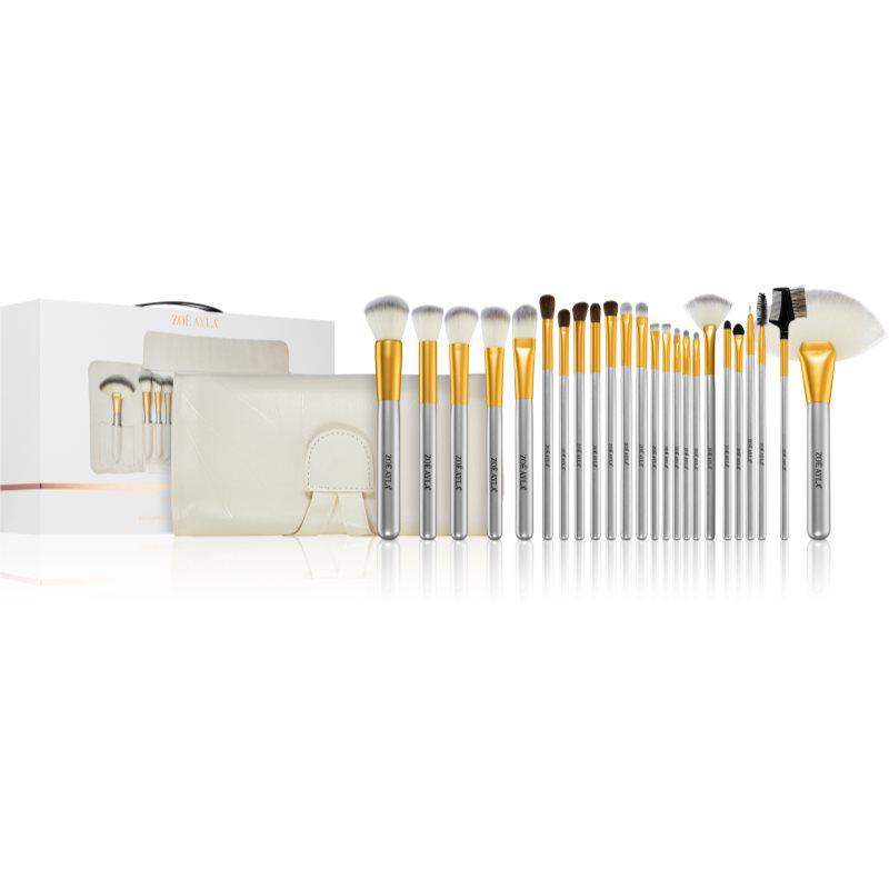 Zoë Ayla Makeup Brush Set 24 Piece Penselen Set met Etui