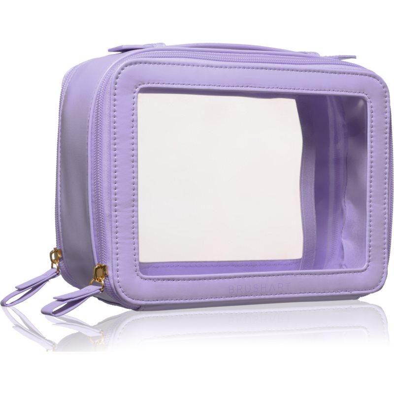 BrushArt Accessories Transparent make-up case cosmeticakoffertje Lilac 1 st