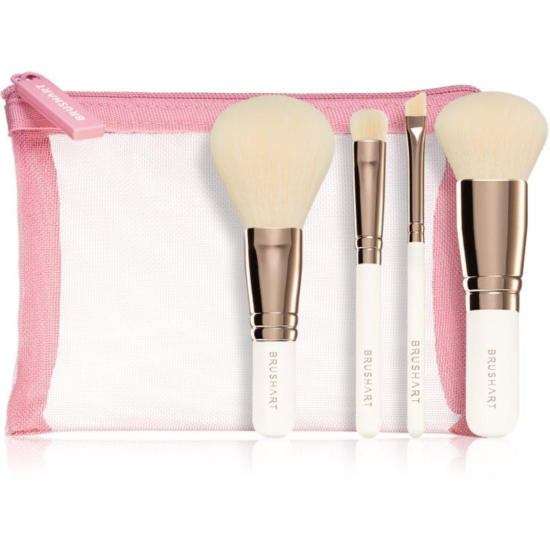 BrushArt Basic On-the-go Glam mini make-up brush set reisset penselen met etui Mini