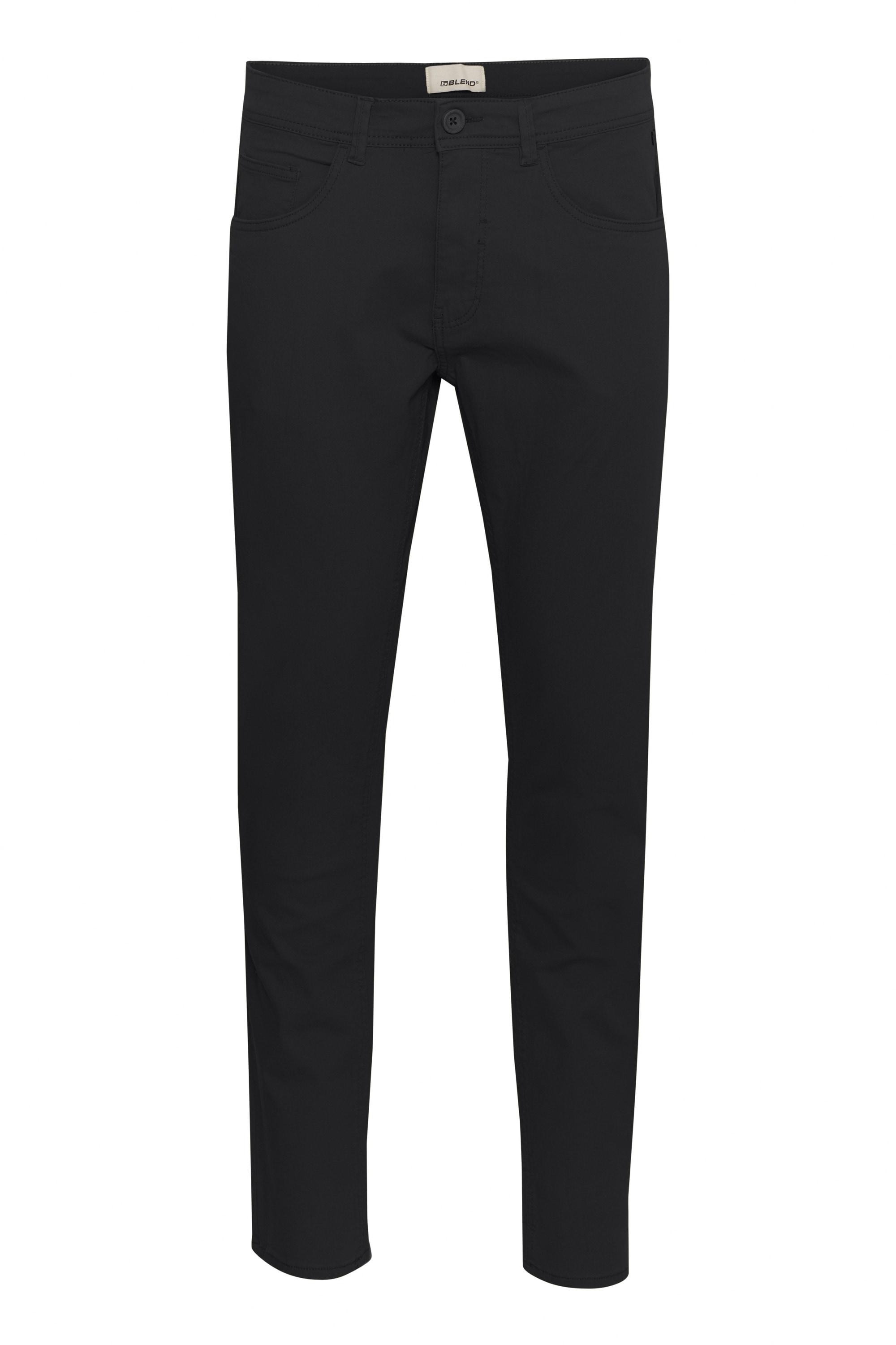Chinohose Blend "Chinohose Bhrodney", Herren, Gr. 30/34, LäNge 34, Schwarz, Obermaterial: 98% Baumwolle Co. 2% Elasthan El., Hosen Chinohose