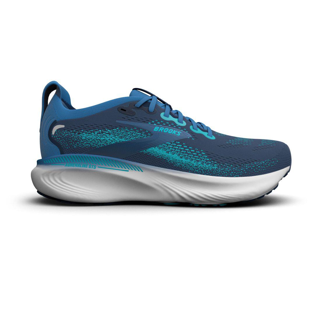 Brooks Herren Adrenaline GTS 25 - breit (2E) blau 43.0