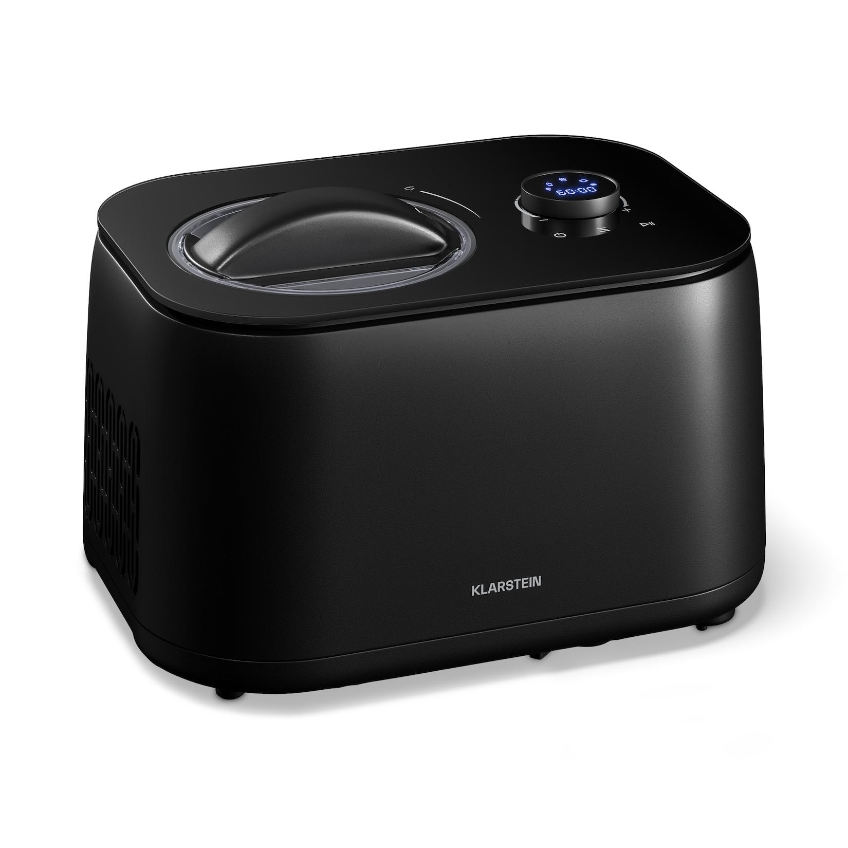Klarstein FrostFusion Eismaschine, Slushie- & Joghurtbereiter mit Kompressor 1 l 100 W