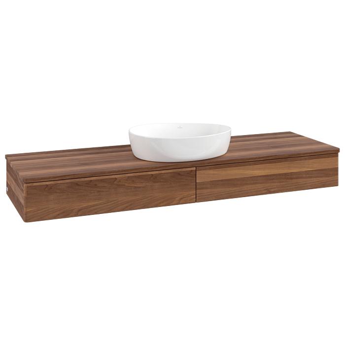 Villeroy Und Boch Antao Waschtisch-Unterschrank K14012HM 160X19X50Cm, Waschbeckenplattenfarbe Warm Walnut, Warm Walnut
