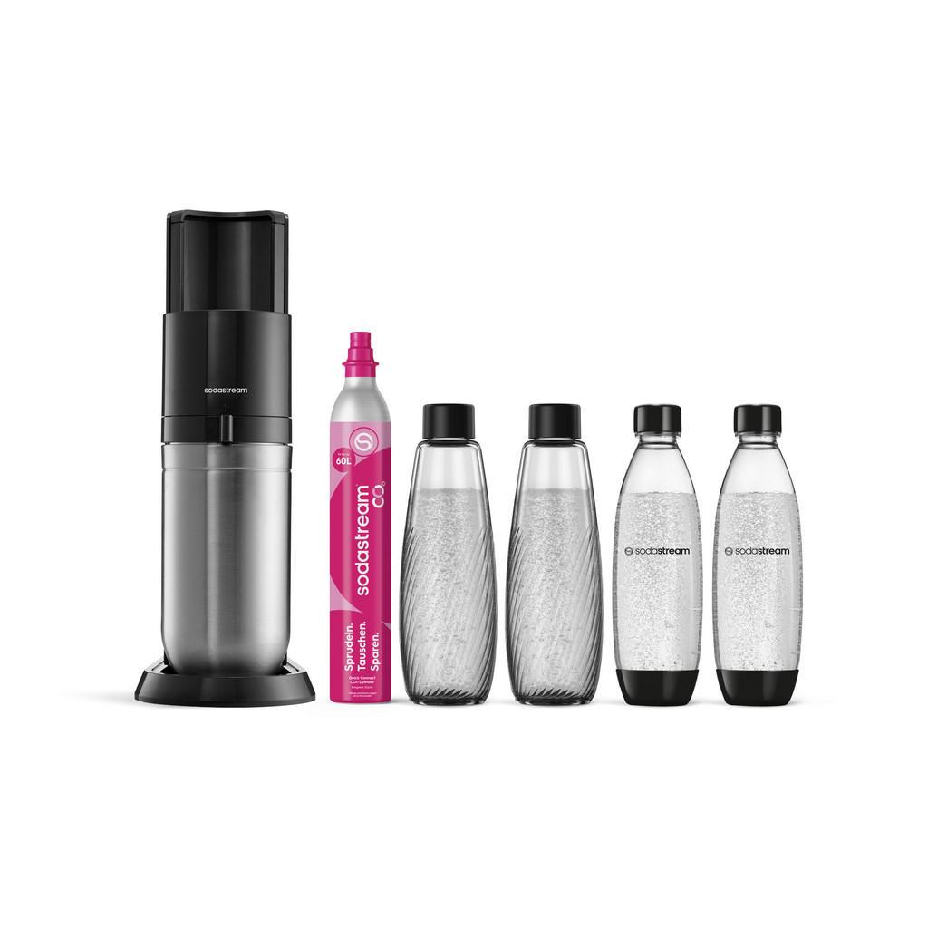 SodaStream Wassersprudler , Schwarz , Glas, Kunststoff , 16x44x28 cm , Geschirr, Kannen & Karaffen, Wasserkaraffen & Krüge
