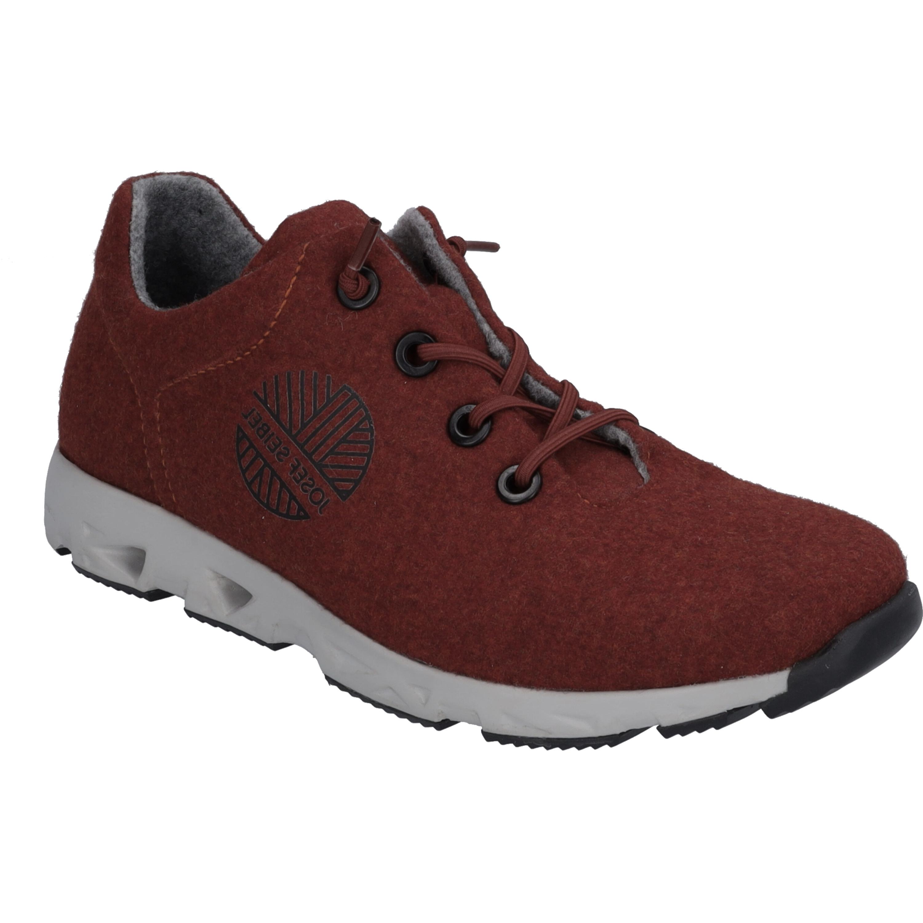 Sneaker Josef Seibel "Noih 05, Rost", Damen, Gr. 37, Braun (Rost), Obermaterial: 100% Wolle Wo., Schuhe Sneaker
