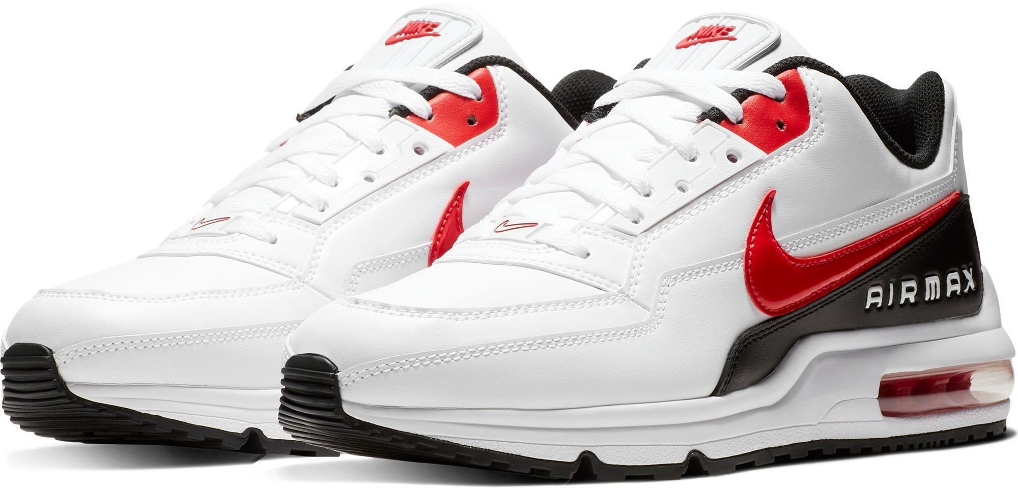 Sneaker Nike Sportswear "Air Max Ltd 3", Herren, Gr. 41, Bunt (Weiß, University, Rot, Schwarz), Leder, Synthetik, Schuhe Sneaker, Topseller