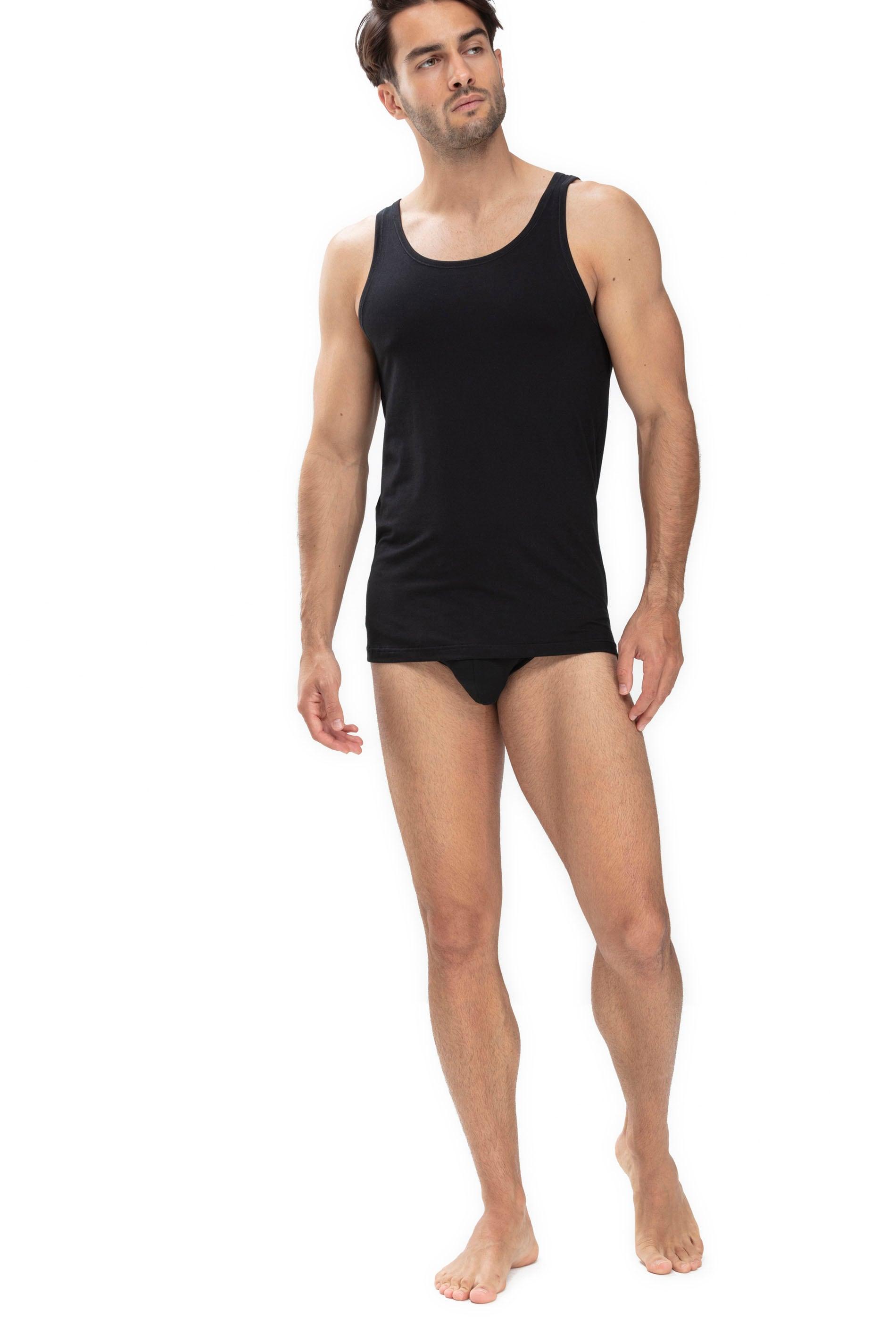 Achselhemd Mey "Dry Cotton", Herren, Gr. 7 (Xl), N-Gr, Schwarz, Single Jersey, Obermaterial: 57% Baumwolle, 38% Polyester, 5% Elasthan, Unifarben, KöRpernah, Rundhals, Unterhemden, Mit KöRpernaher Passform, Single-Jersey, Atmungsaktiv