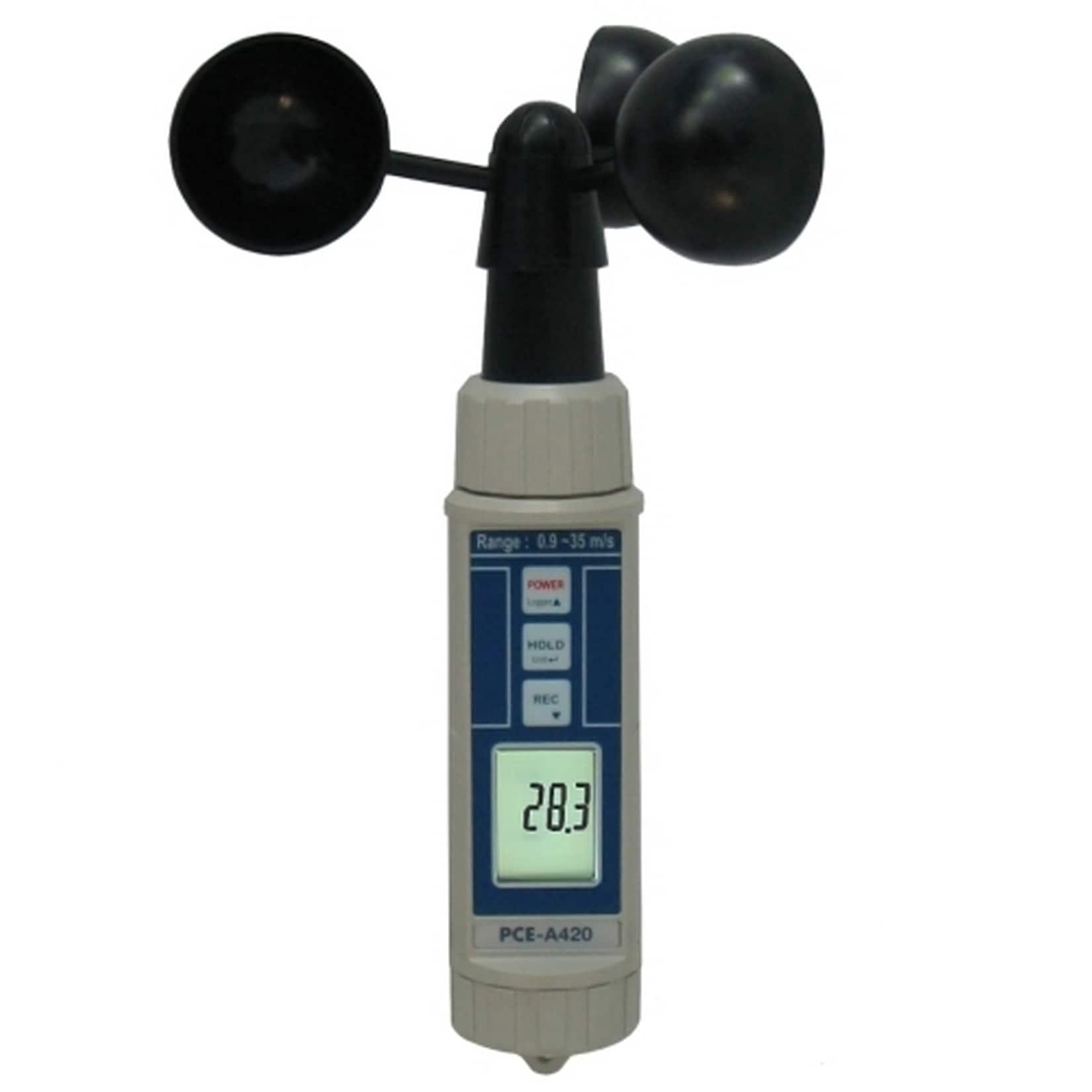 PCE Anemometer PCE-A420 Windmessgerät Flügelradanemometer Schalenkreuz