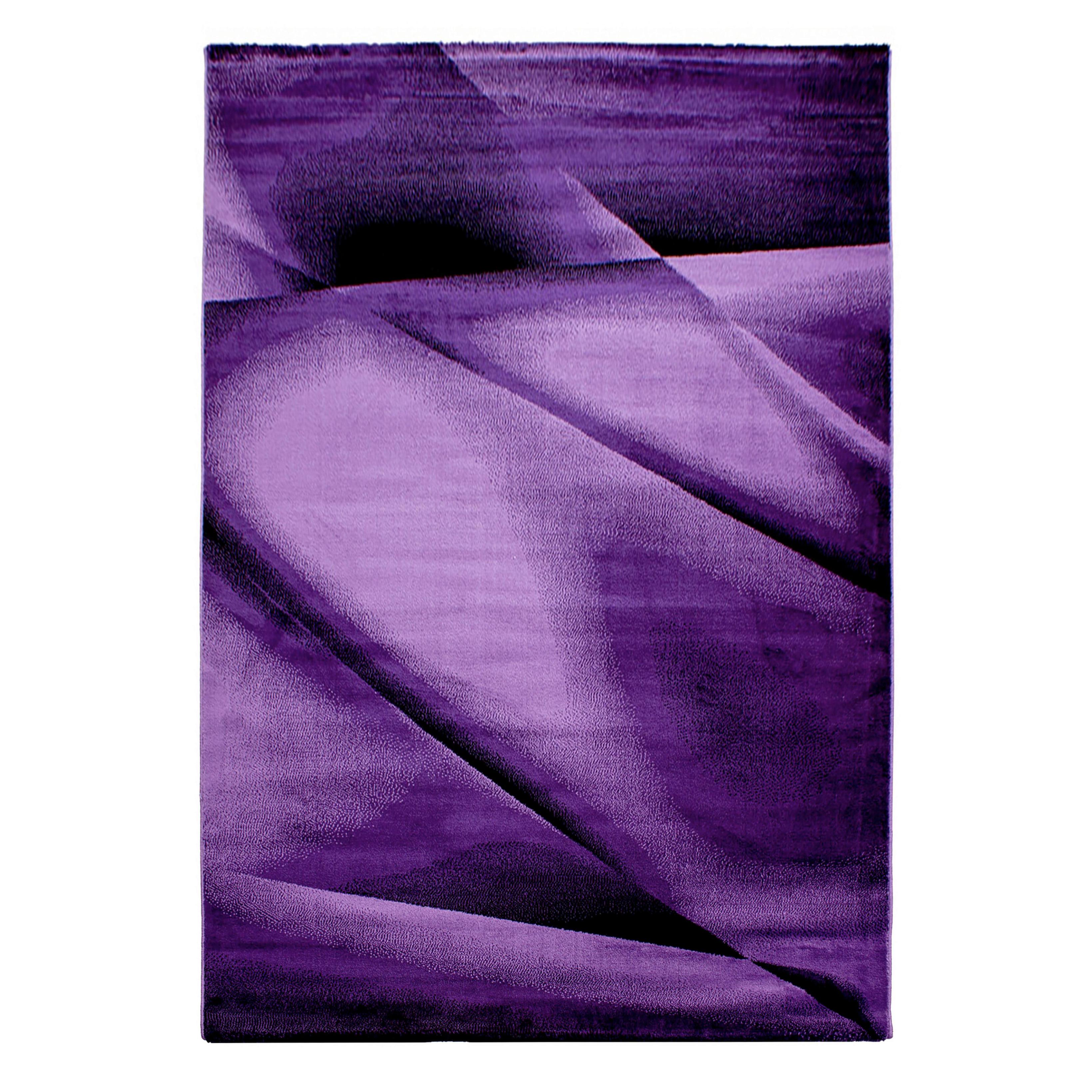 Flachwebeteppich Miami Lila Ca. 240X340Cm