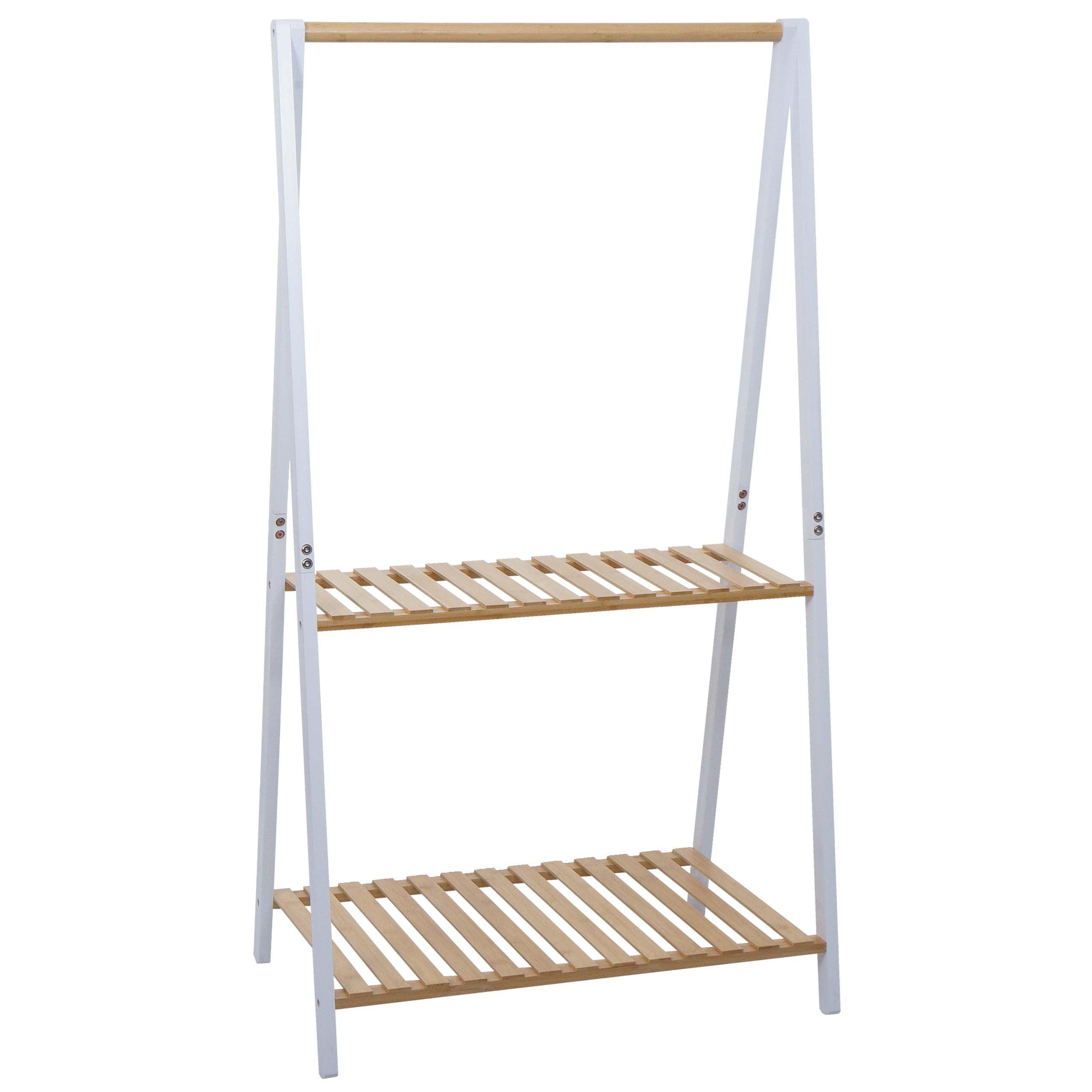 Pflanzenregal Beige, Weiß