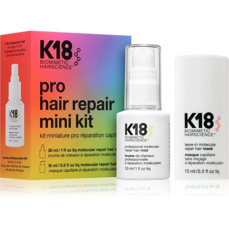 K18 Molecular Repair Mini Kit Gift Set voor Beschadigd Haar 2 st