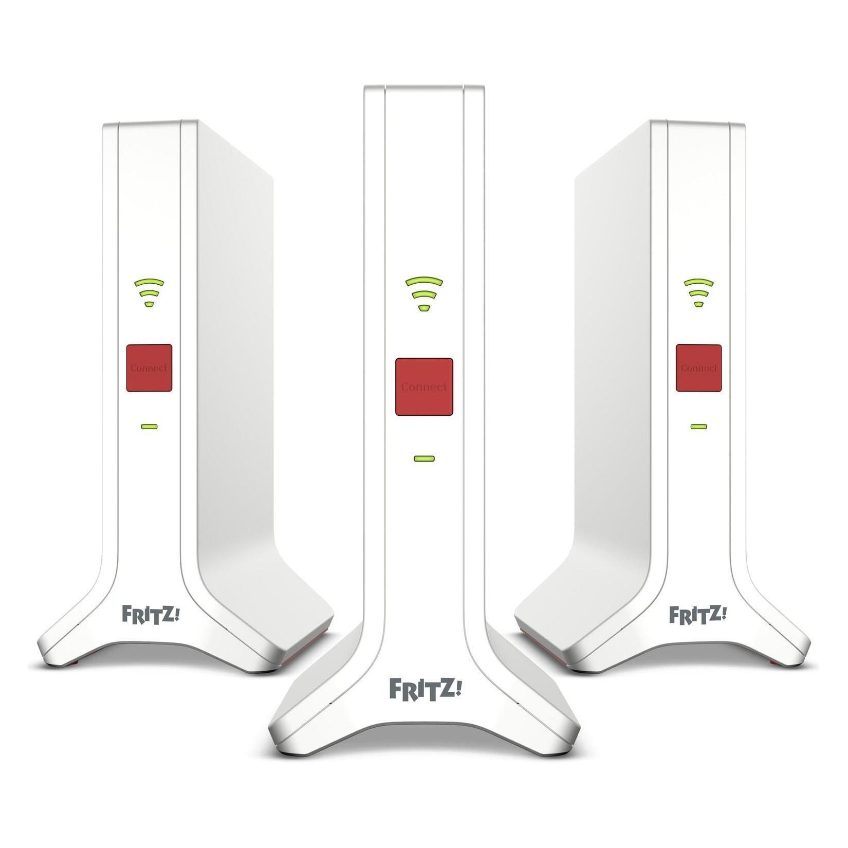 AVM FRITZ!Mesh Set 4200 3er-Set (bestehend aus drei FRITZ!Repeater 3000 AX, Wi-Fi 6)