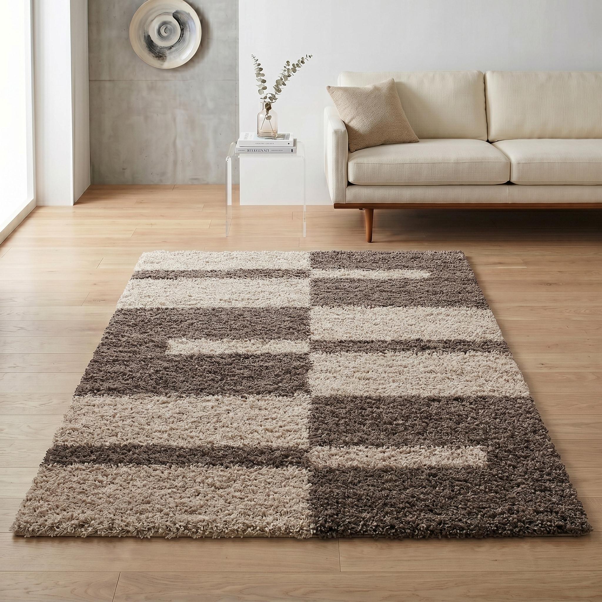 Hochflor-Teppich Ayyildiz Teppiche "Gala Shaggy 2505", Grau (Taupe), B:160Cm H:30Mm L:230Cm, Kunstfaser, Teppiche, Langflor, LäUfer, Alle RäUme, Wohnzimmer