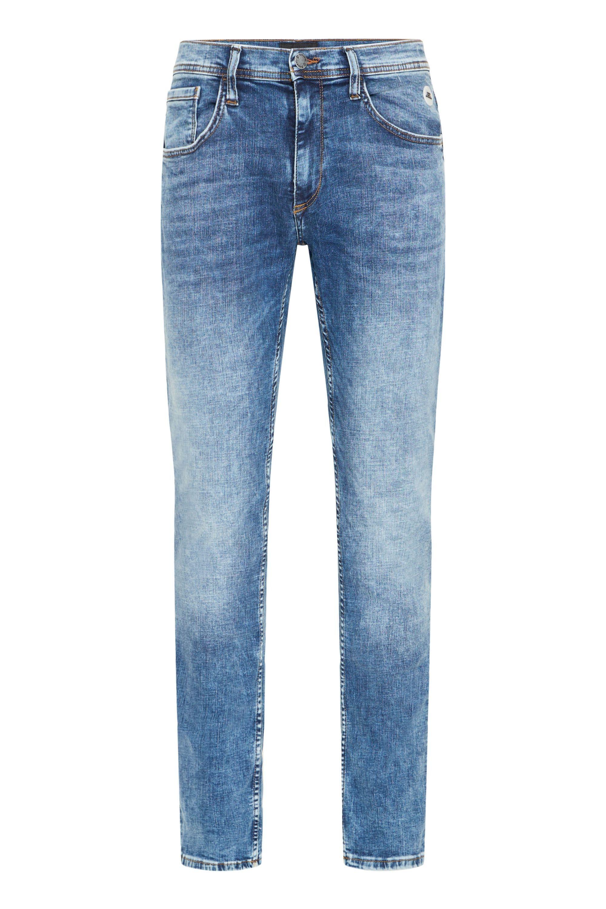 5-Pocket-Jeans Blend "5-Pocket-Jeans Bhtwister", Herren, Gr. 27, LäNge 30, Blau (Denim Middle Blau), Obermaterial: 93% Baumwolle Co. 5% Polyester Pes. 2% Elasthan El., Hosen 5-Pocket-Jeans