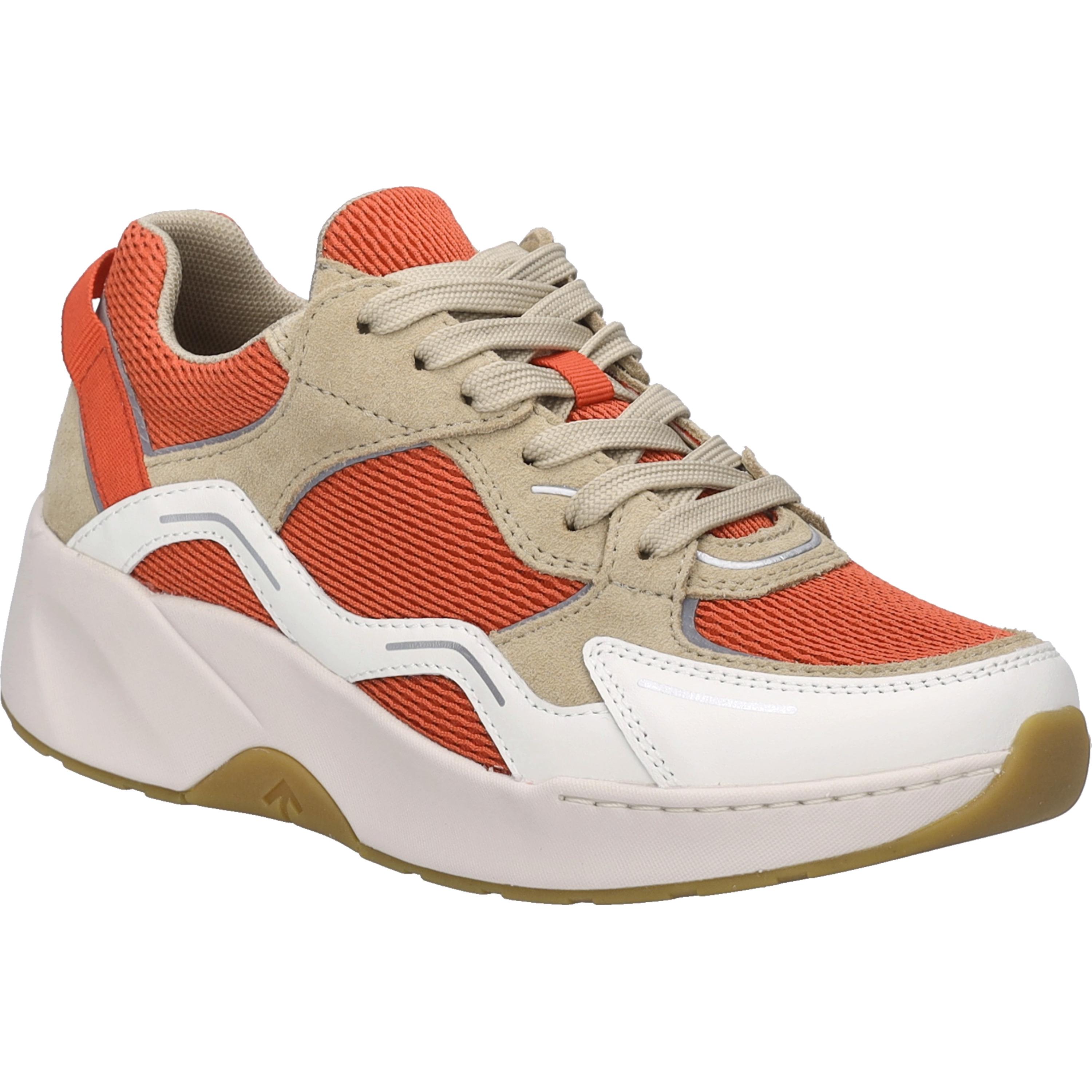 Josef Seibel Damen Sneaker Lissi 13 In Weiss-Rot
