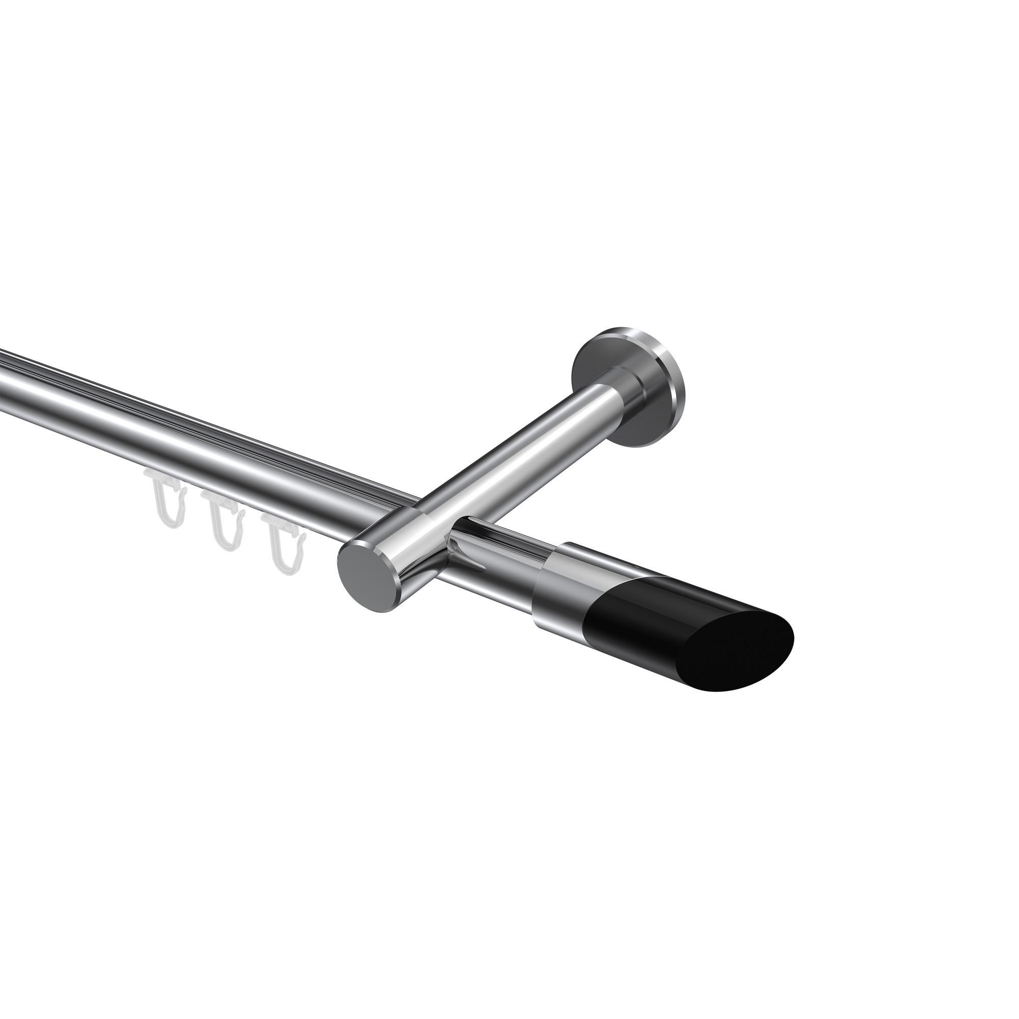 Gardinenstange Innenlauf Prestige Verano 120 Cm, 1-LäUfig, 20 Mm Ø Chrom