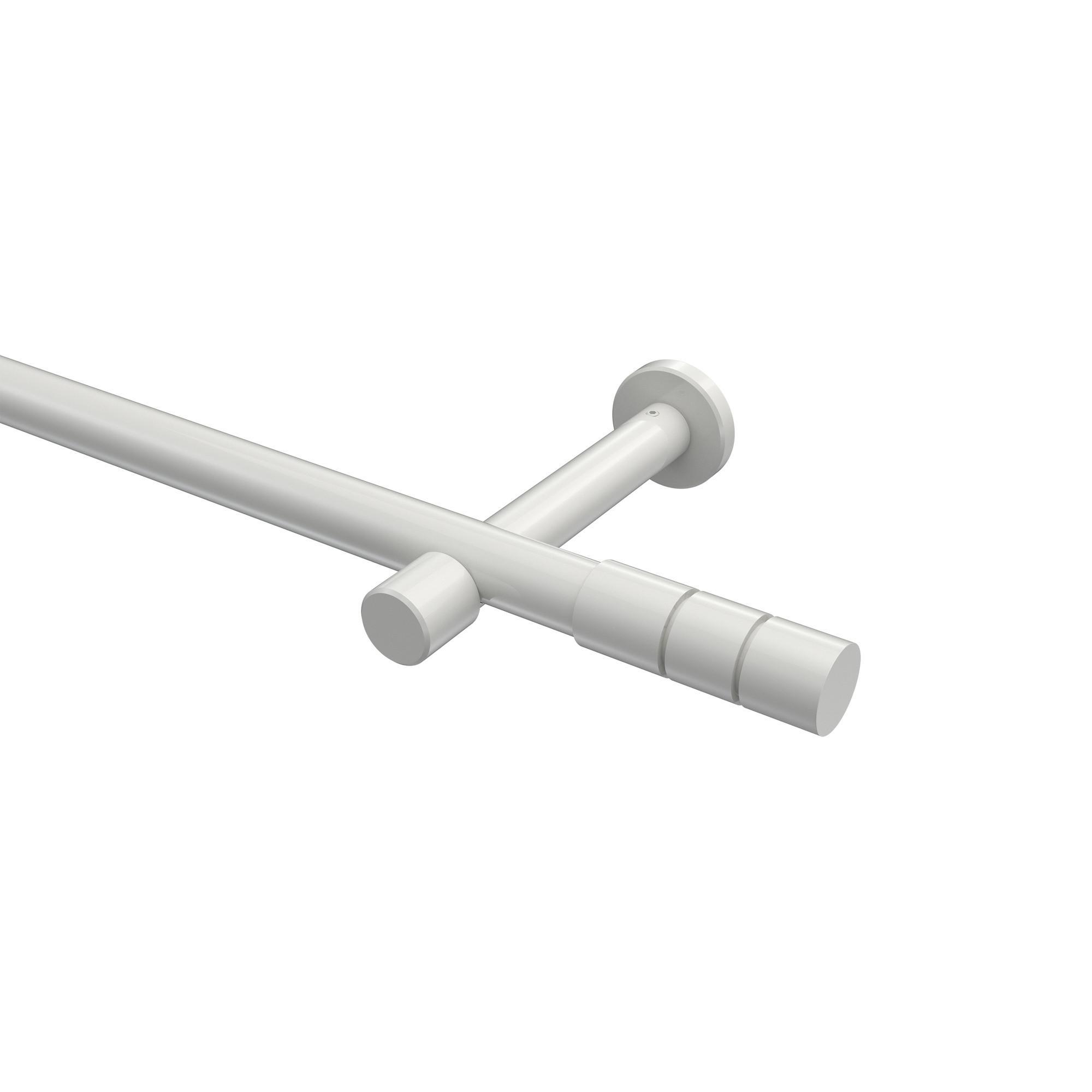 Gardinenstange Prestige Elanto 160 Cm, 1-LäUfig (Ohne Ringe), 20 Mm Ø Weiß