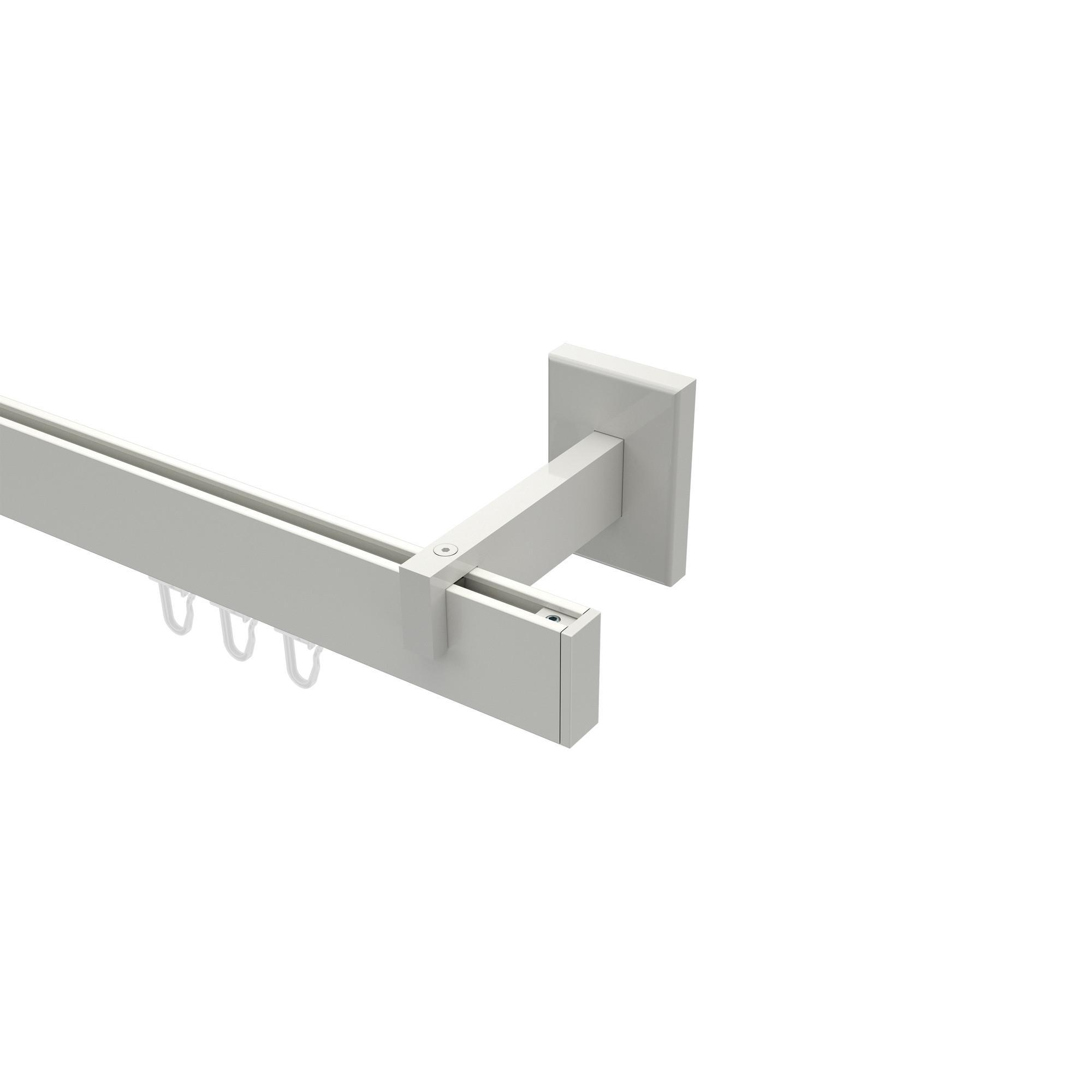 Gardinenstange Innenlauf Smartline Paxo 280 Cm (Geteilt In 2 X 140 Cm), 1-LäUfig, 14X35 Mm Weiß
