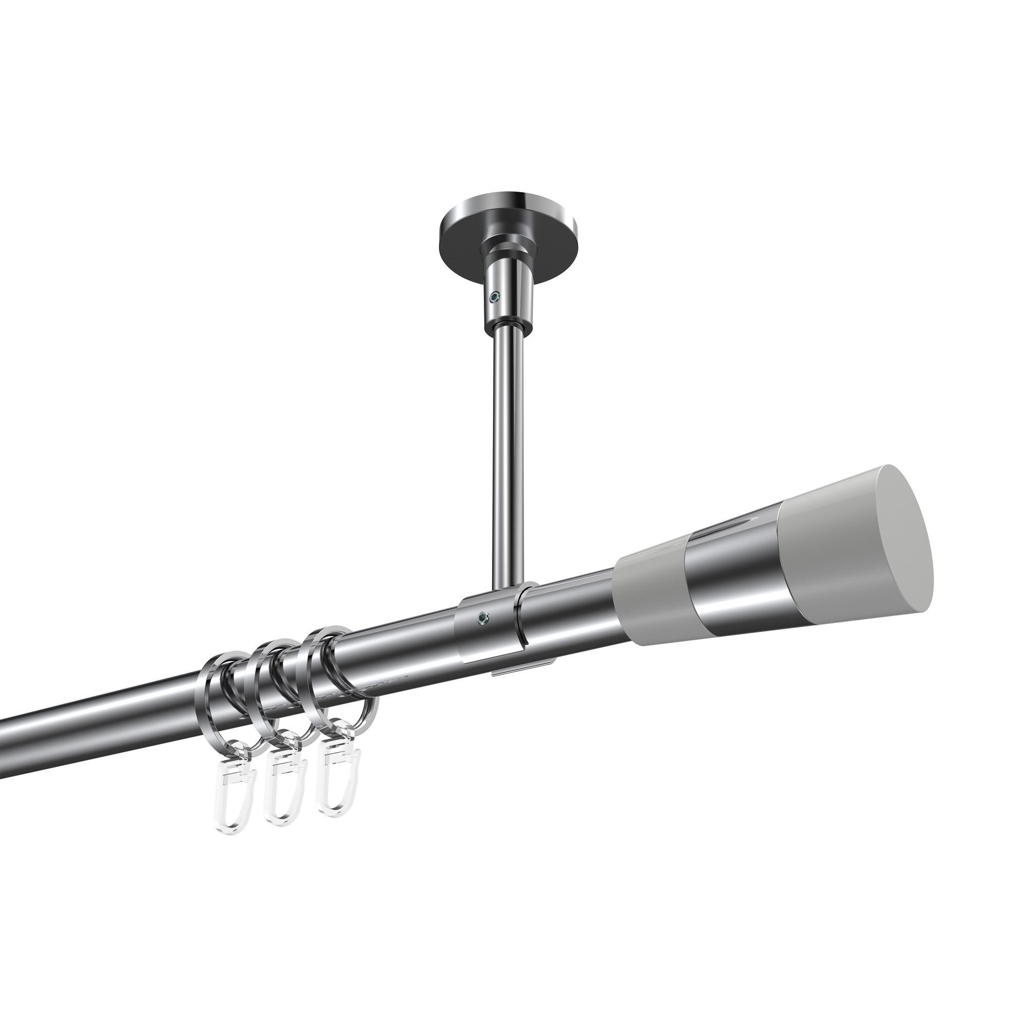 Gardinenstange Sonette Tanara 100 Cm, 1-LäUfig, 20 Mm Ø Chrom