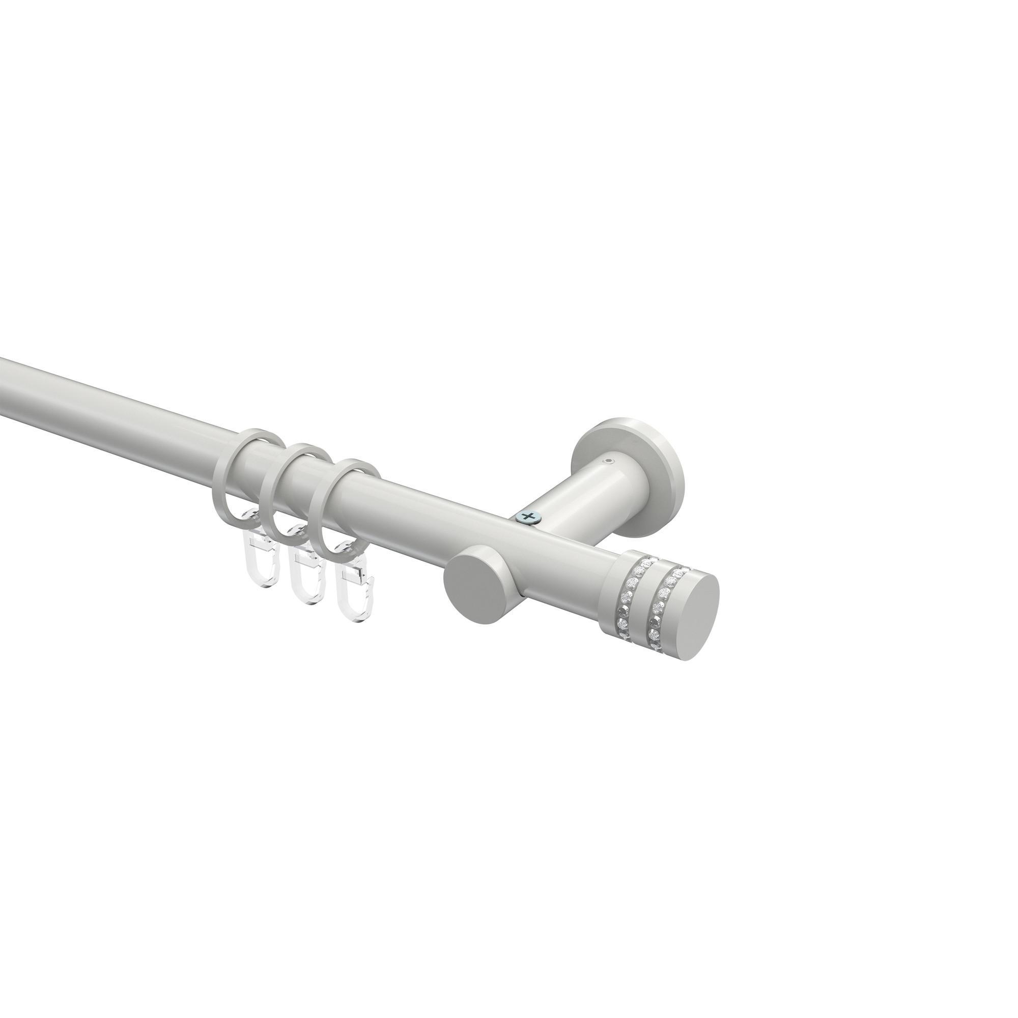 Gardinenstange Platon Estana 120 Cm, 1-LäUfig, 20 Mm Ø Weiß