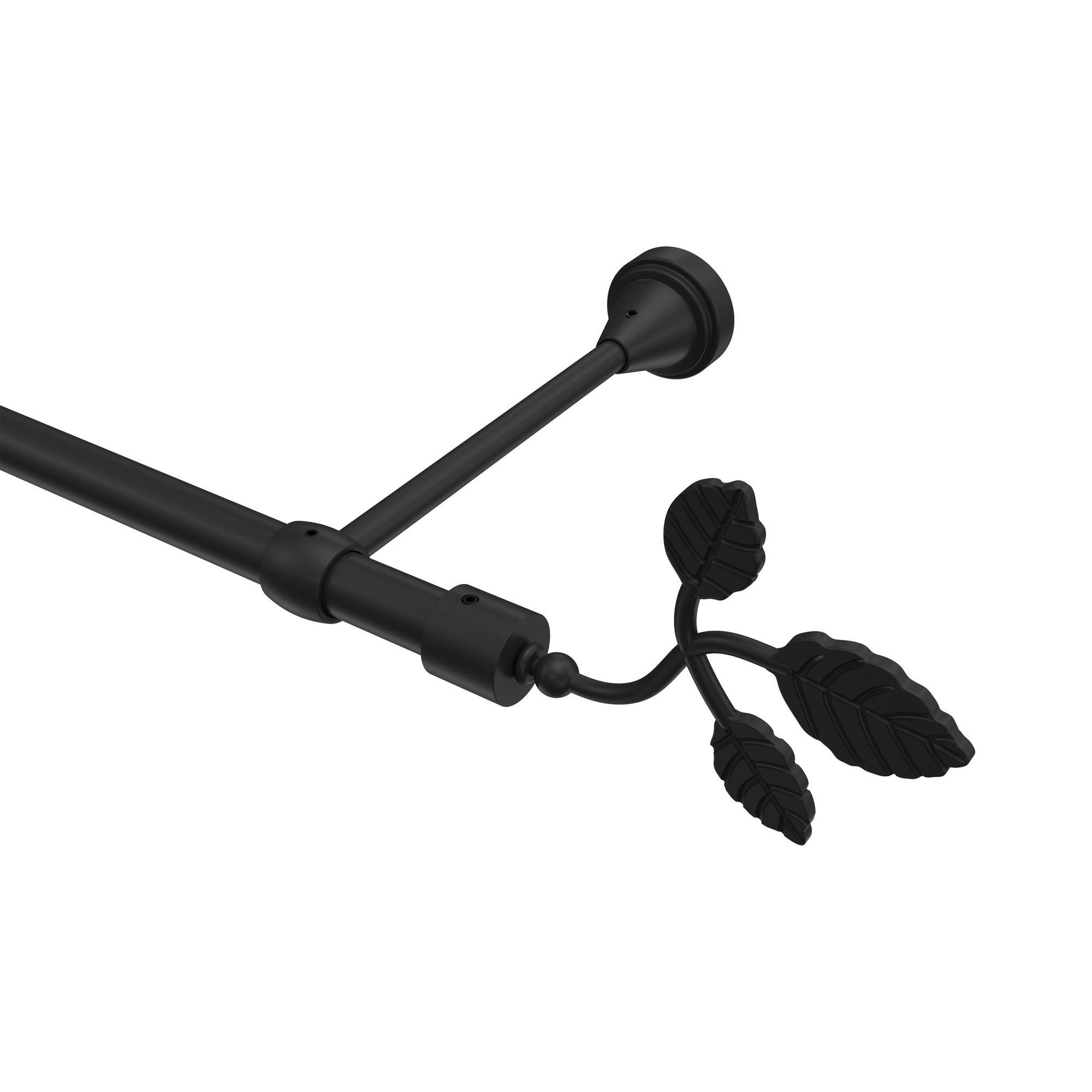 Gardinenstange Primus Alessia 200 Cm, 1-LäUfig (Ohne Ringe), 16 Mm Ø Schwarz