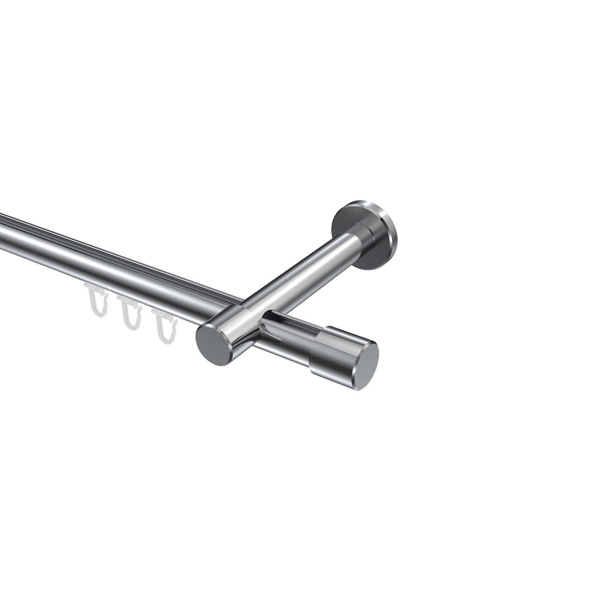 Gardinenstange Innenlauf Prestige Santo 180 Cm, 1-LäUfig, 20 Mm Ø Chrom