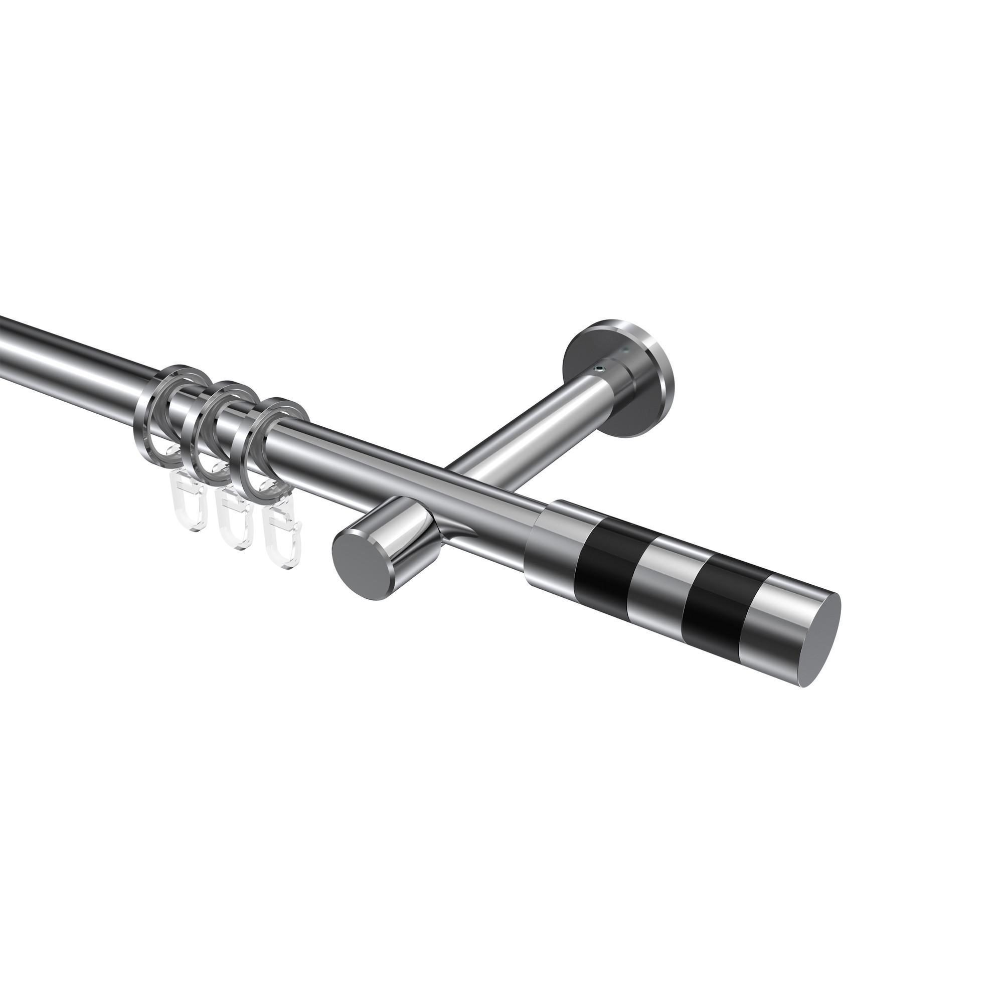 Gardinenstange Prestige Mavell 100 Cm, 1-LäUfig, 20 Mm Ø Chrom