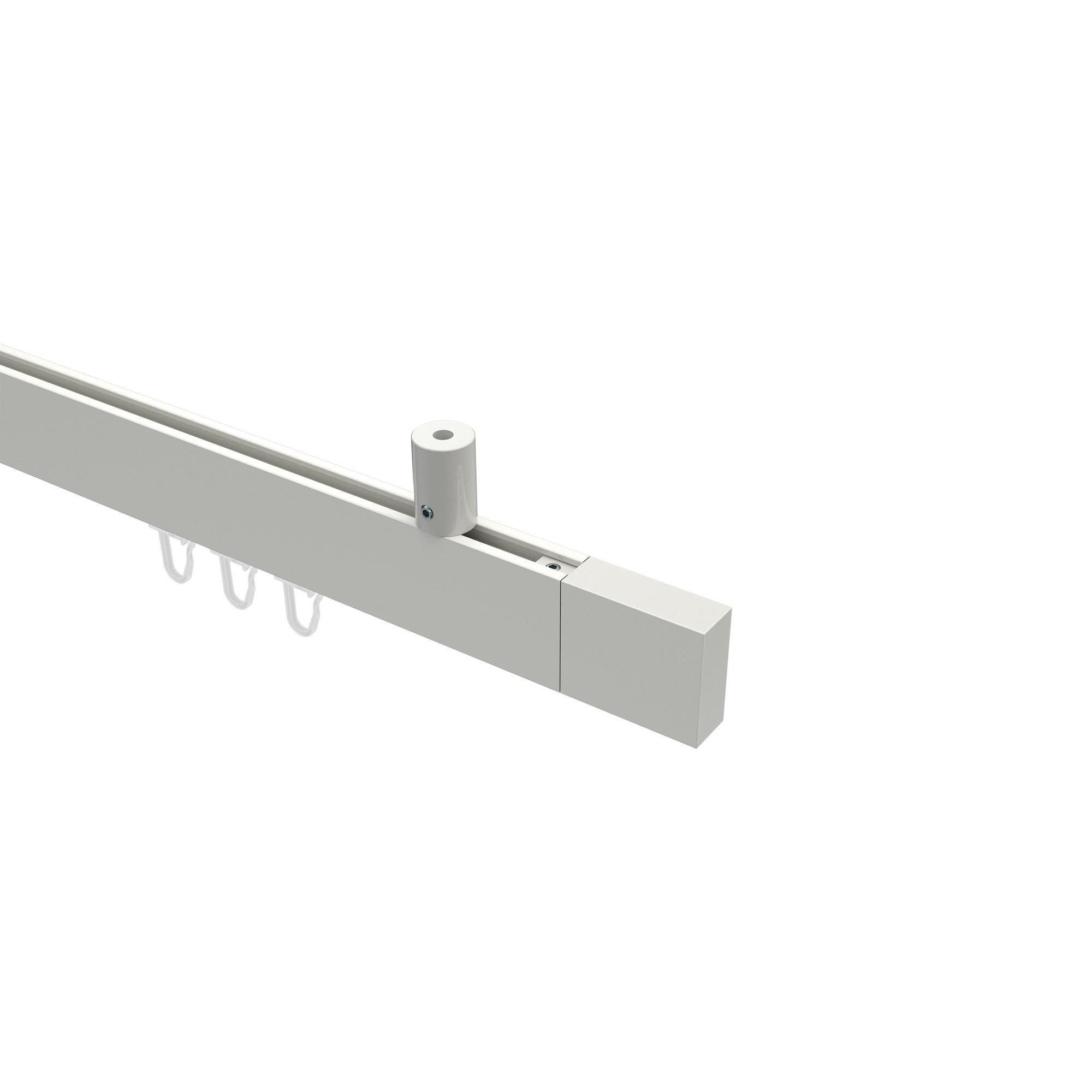 Gardinenstange Innenlauf Sonius Lox 120 Cm, 1-LäUfig, 14X35 Mm Weiß