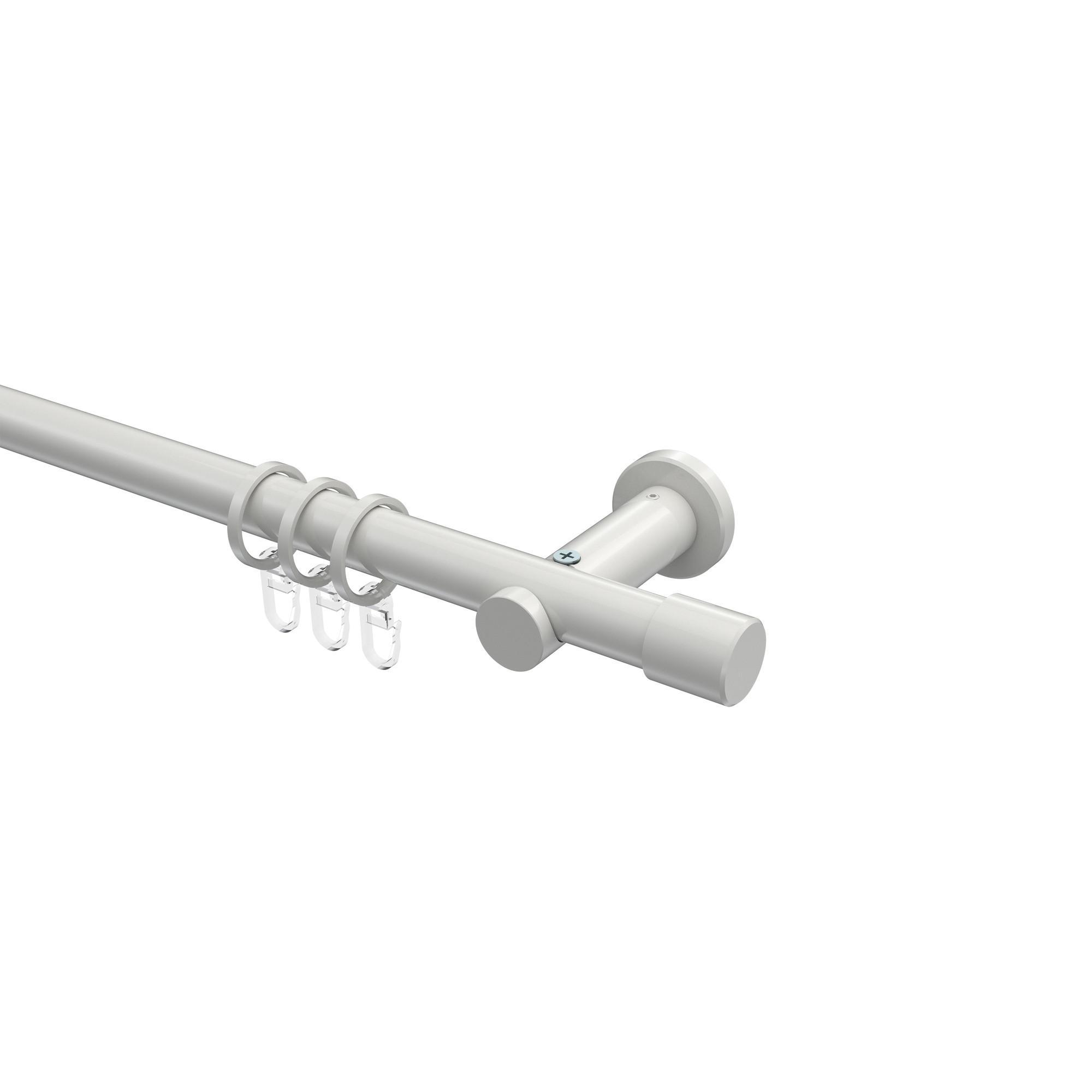 Gardinenstange Platon Santo 100 Cm, 1-LäUfig, 20 Mm Ø Weiß