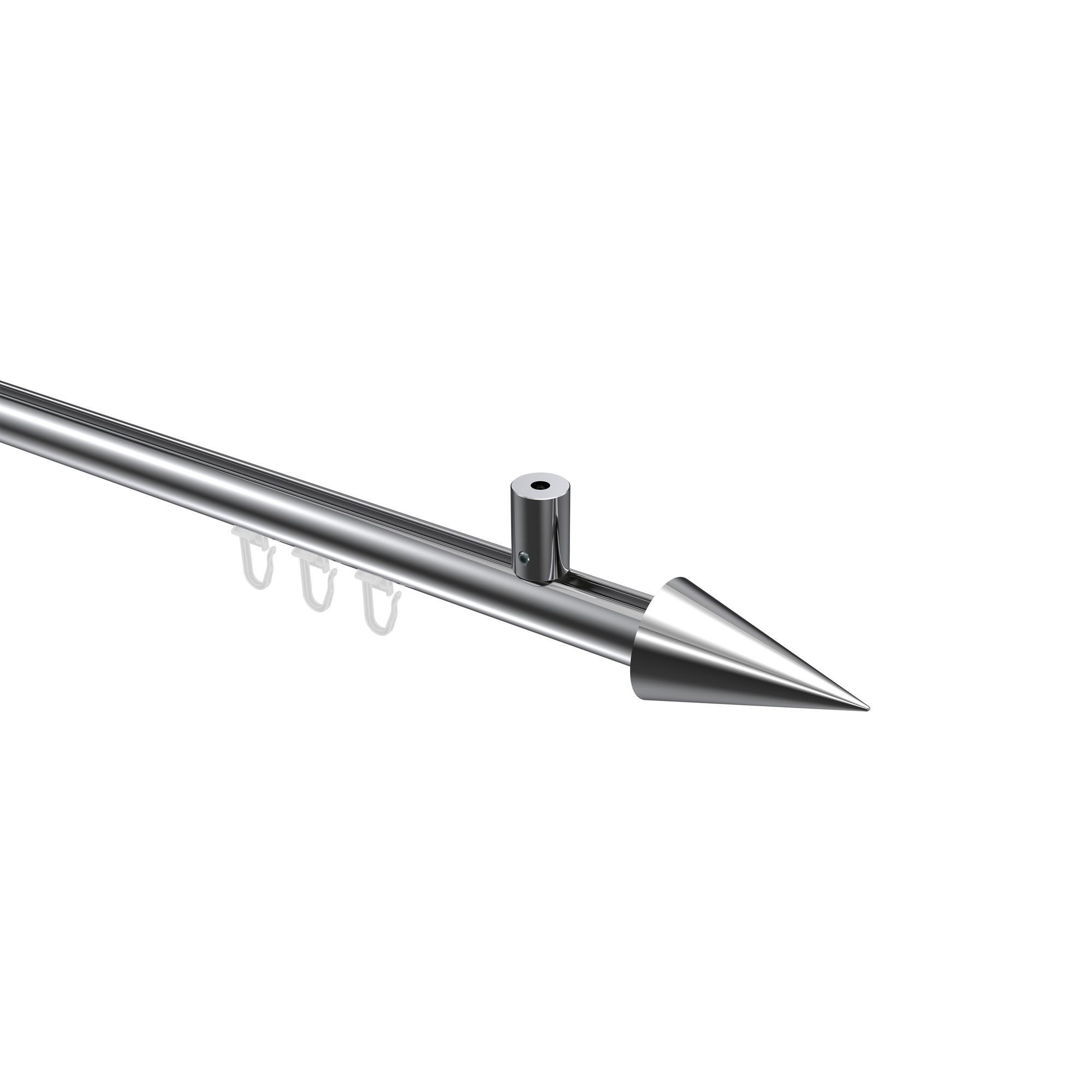 Gardinenstange Innenlauf Sonius Savio 140 Cm, 1-LäUfig, 20 Mm Ø Chrom