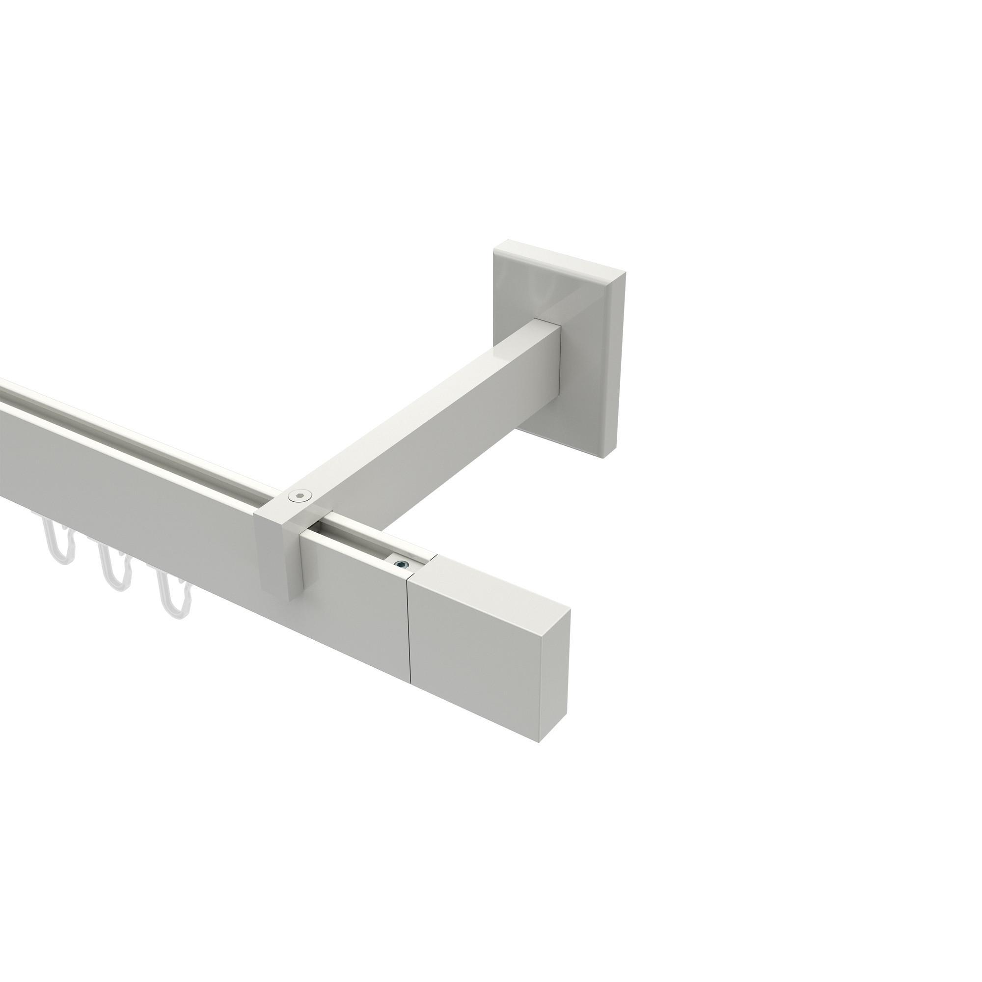 Gardinenstange Innenlauf Smartline Lox 160 Cm, 1-LäUfig, 14X35 Mm Weiß