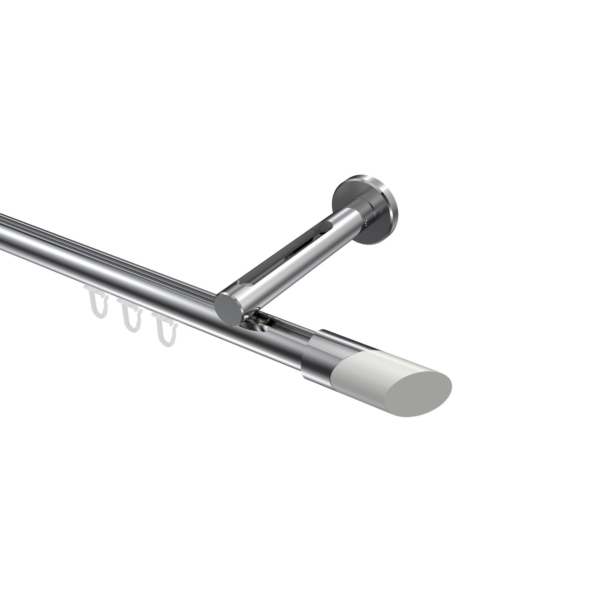 Gardinenstange Innenlauf Siteno Verano 200 Cm, 1-LäUfig, 20 Mm Ø Chrom