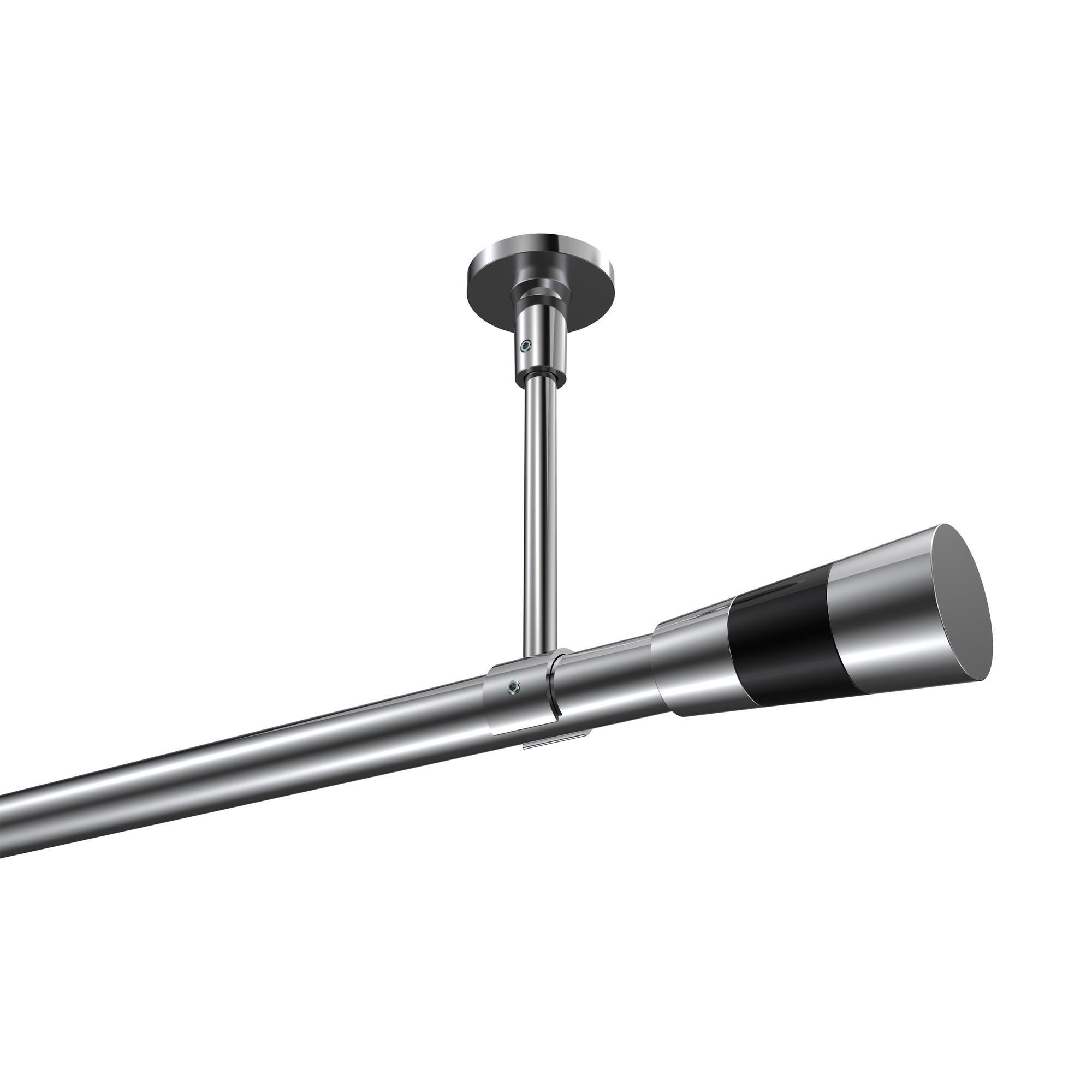Gardinenstange Sonette Tanara 100 Cm, 1-LäUfig, 20 Mm Ø Chrom