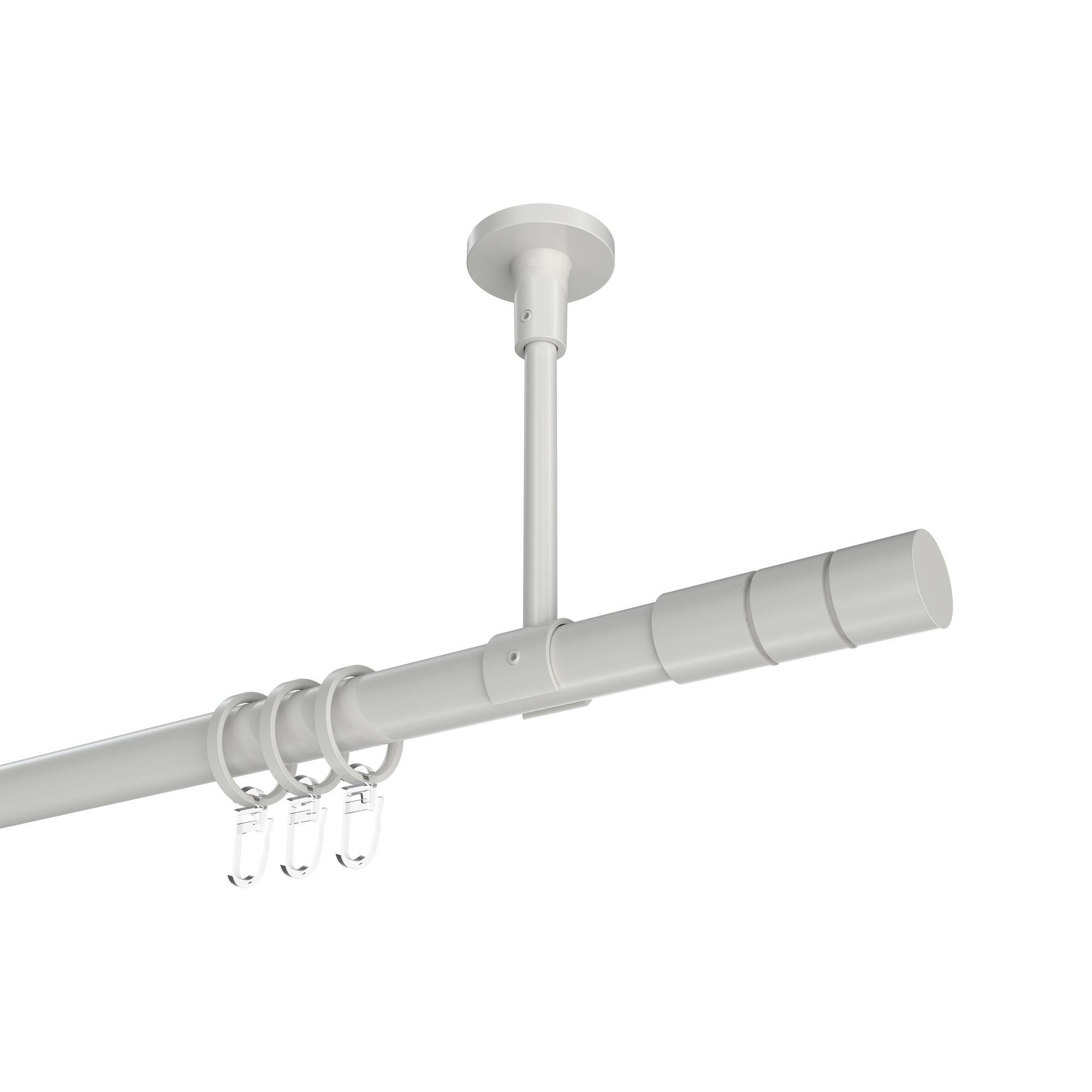 Gardinenstange Sonette Elanto 120 Cm, 1-LäUfig, 20 Mm Ø Weiß