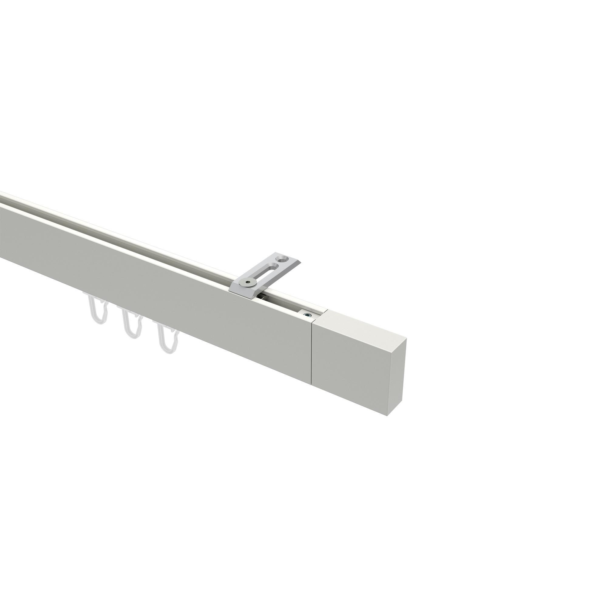 Gardinenstange Innenlauf Smartline Lox 180 Cm, 1-LäUfig, 14X35 Mm Weiß