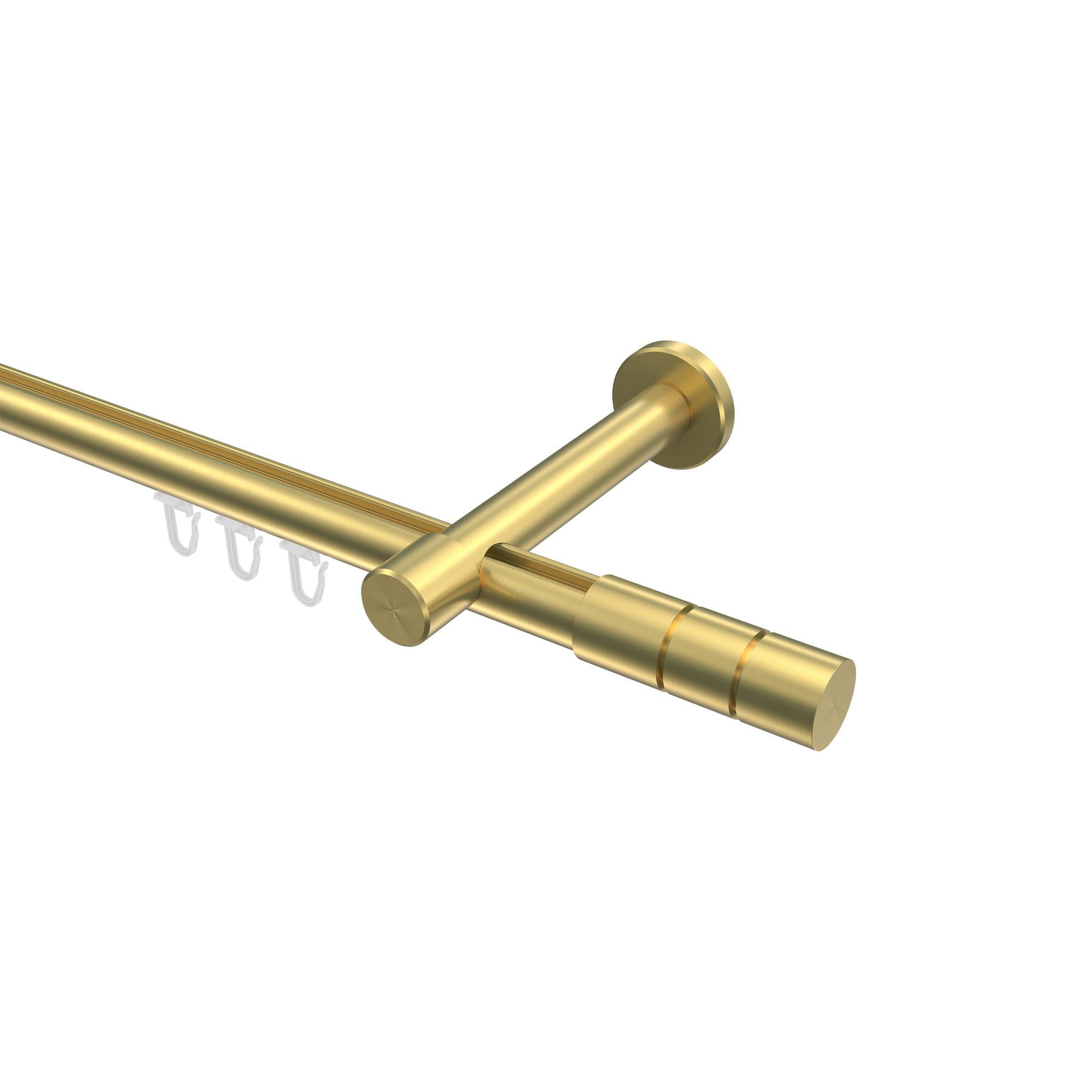 Gardinenstange Innenlauf Prestige Elanto 100 Cm, 1-LäUfig, 20 Mm Ø Messing-Optik