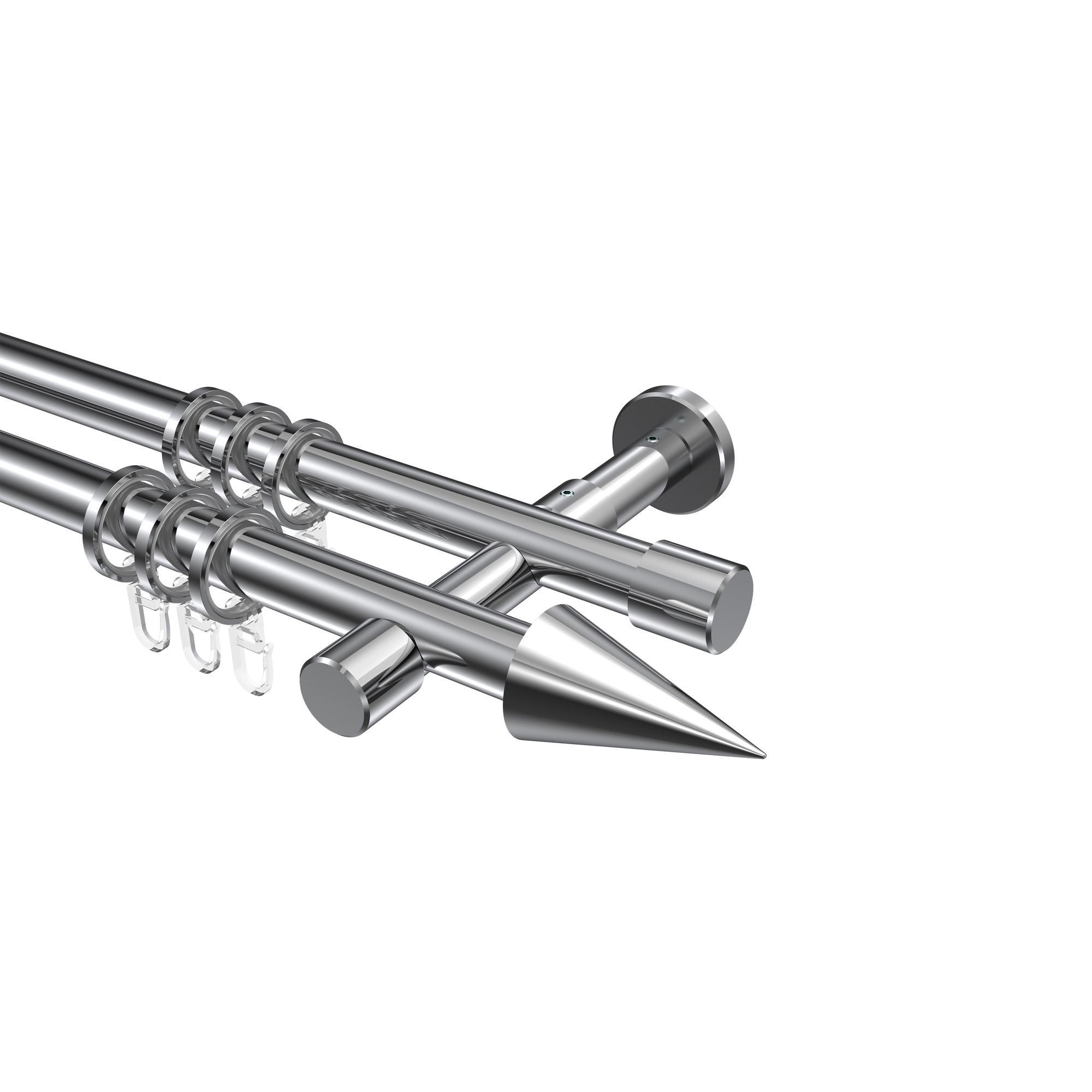 Gardinenstange Prestige Savio 120 Cm, 2-LäUfig, 20 Mm Ø Chrom