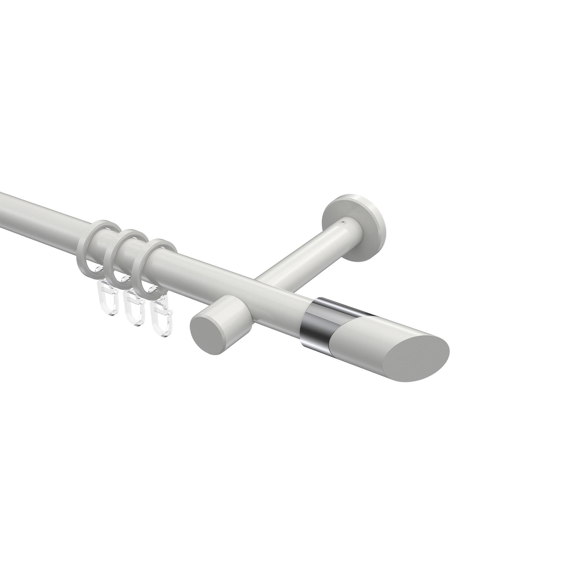 Gardinenstange Prestige Verano 120 Cm, 1-LäUfig, 20 Mm Ø Weiß