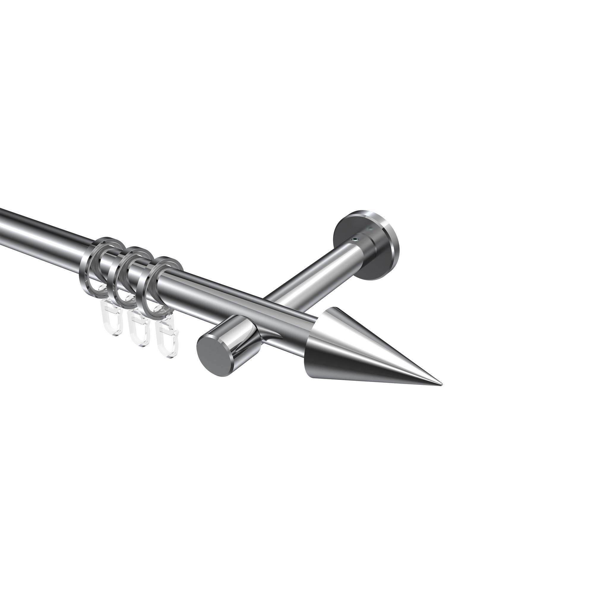 Gardinenstange Prestige Savio 180 Cm, 1-LäUfig, 20 Mm Ø Chrom